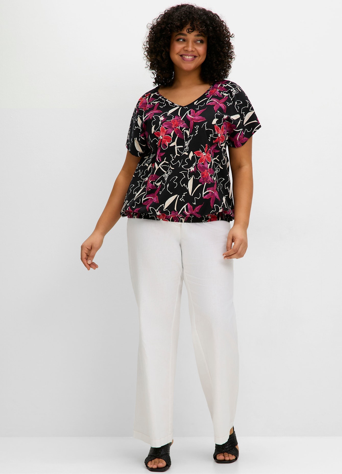 Sheego T-Shirt "T-Shirt" 1 Stk.