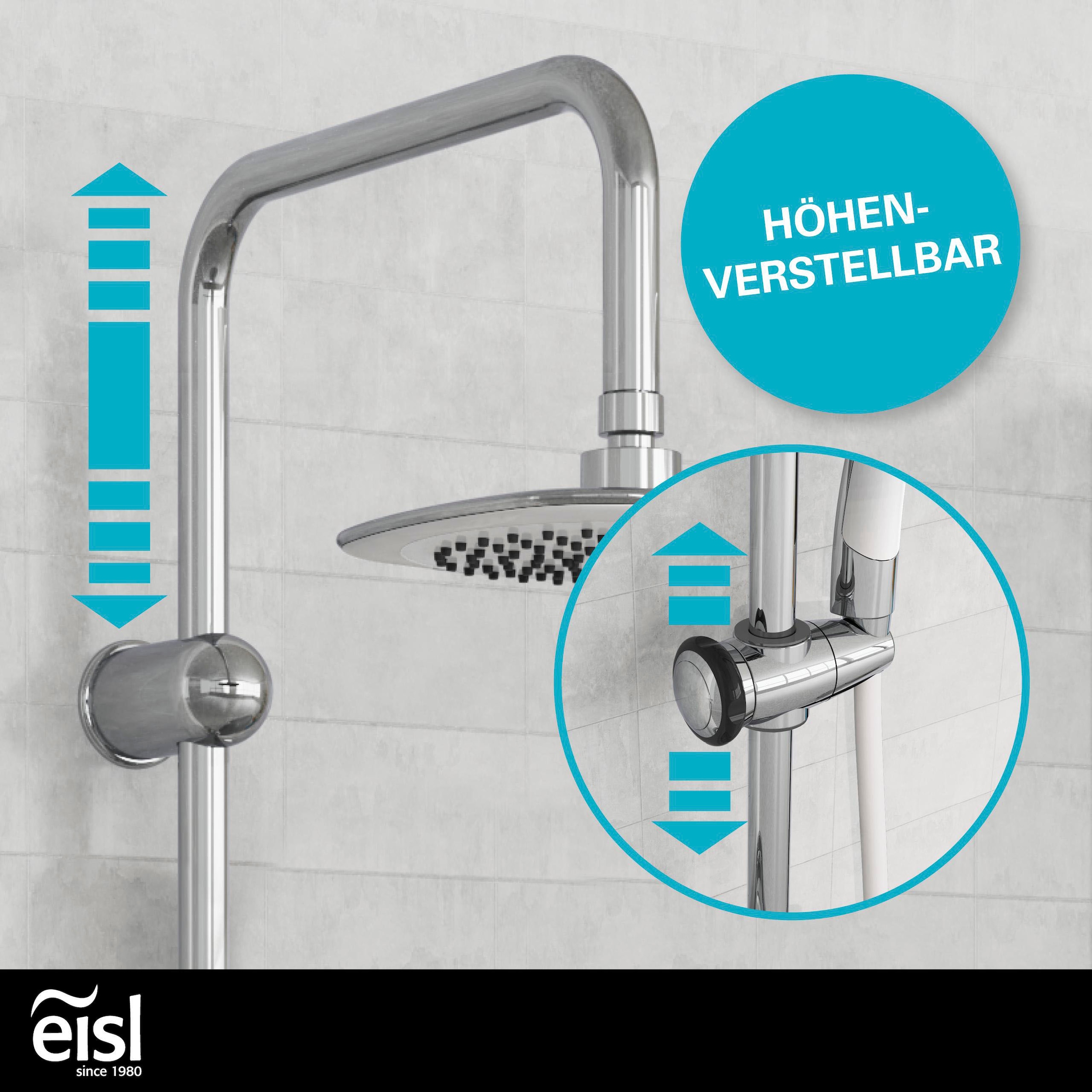 Eisl Garniture de douche »DUSCHTRAUM« douchette bien-être 3 positions réglable avec picots anticalcaire