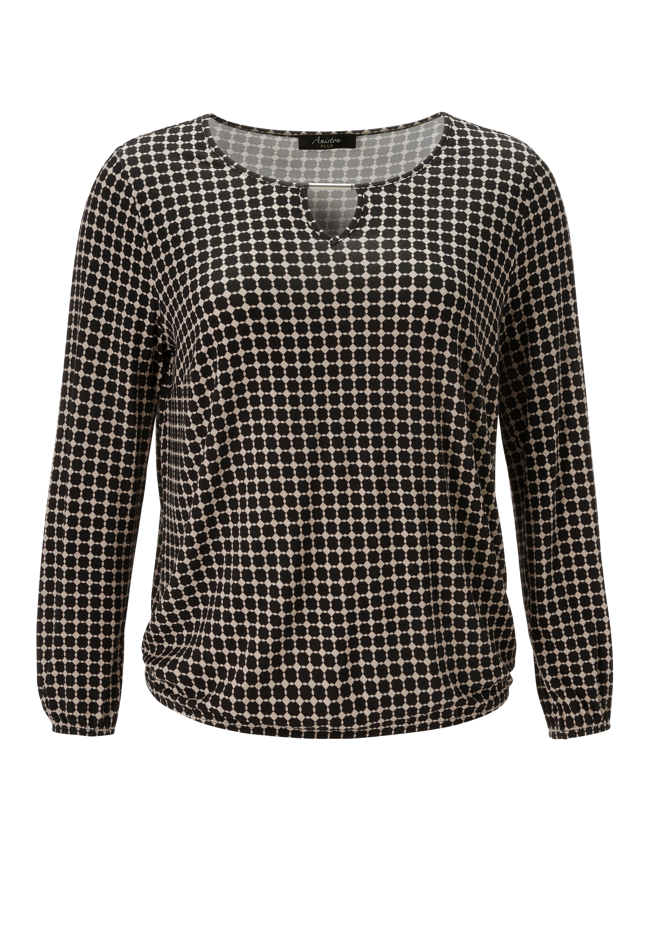 Aniston PLUS Langarmshirt aus weich fliessender Qualität - NEUE KOLLEKTION