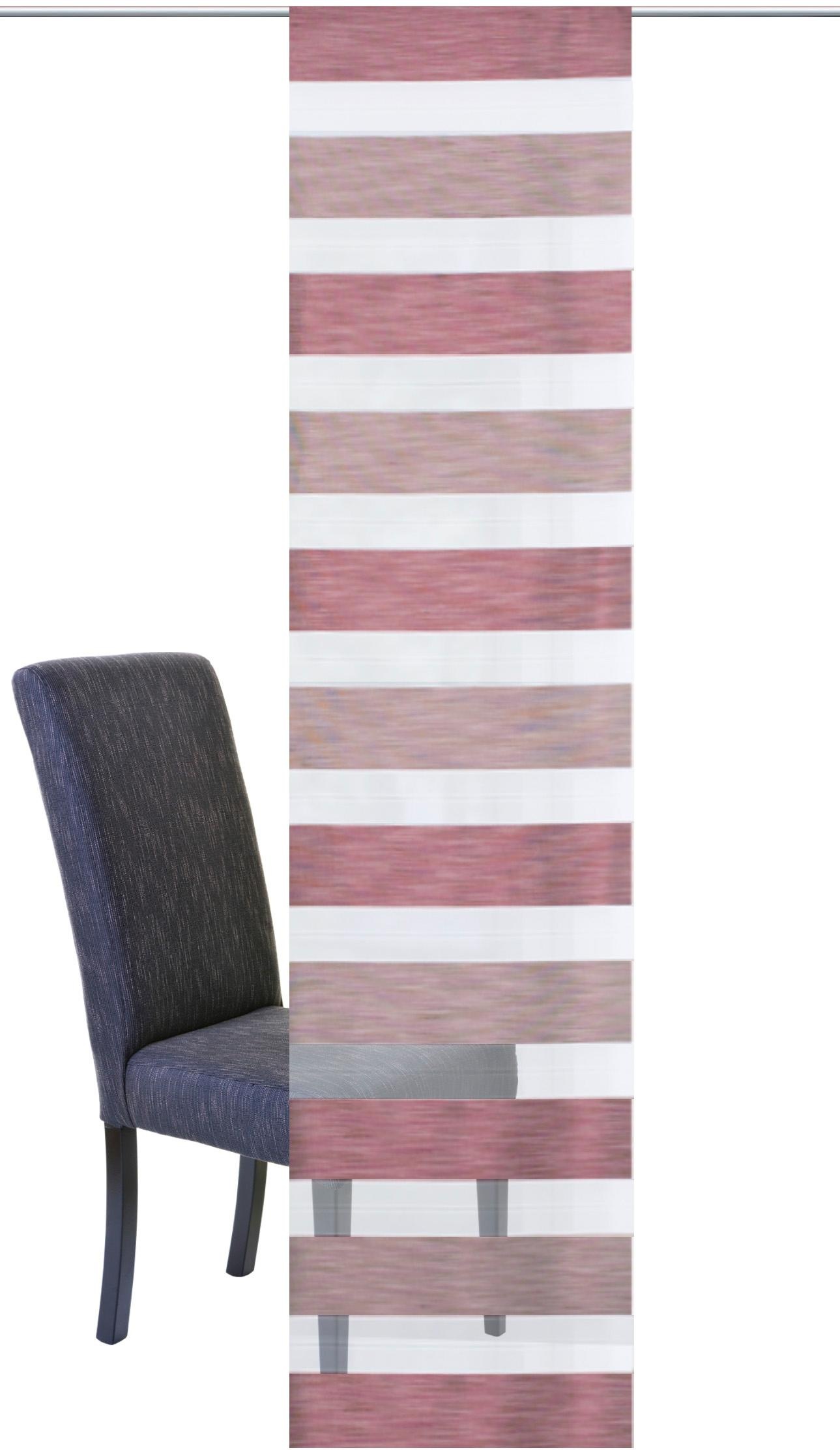 Image of HOME WOHNIDEEN Schiebegardine »FELICITY«, HxB: 245x60, Schiebevorhang Querstreifen Melange bei Ackermann Versand Schweiz