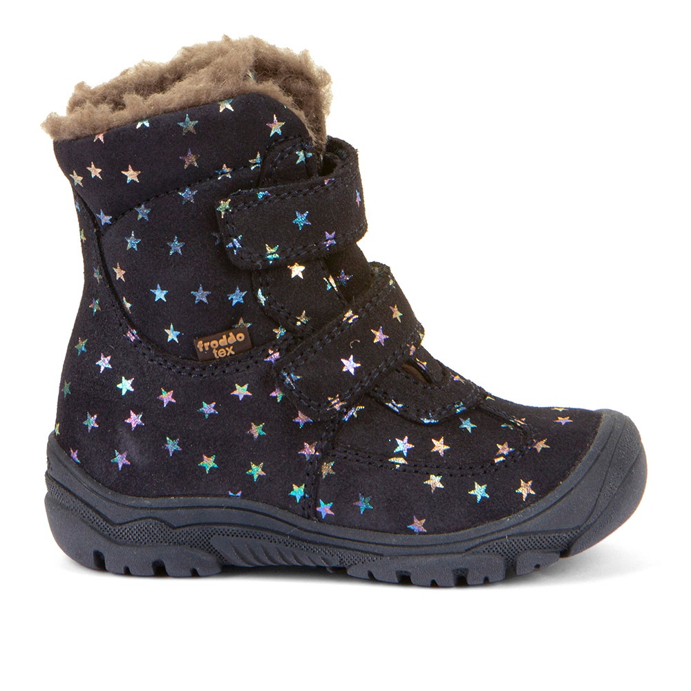 froddo® Bottes d'hiver »LINZ WOOL TEX HIGH«  bottes à scratch, bottes de neige avec doublure en laine