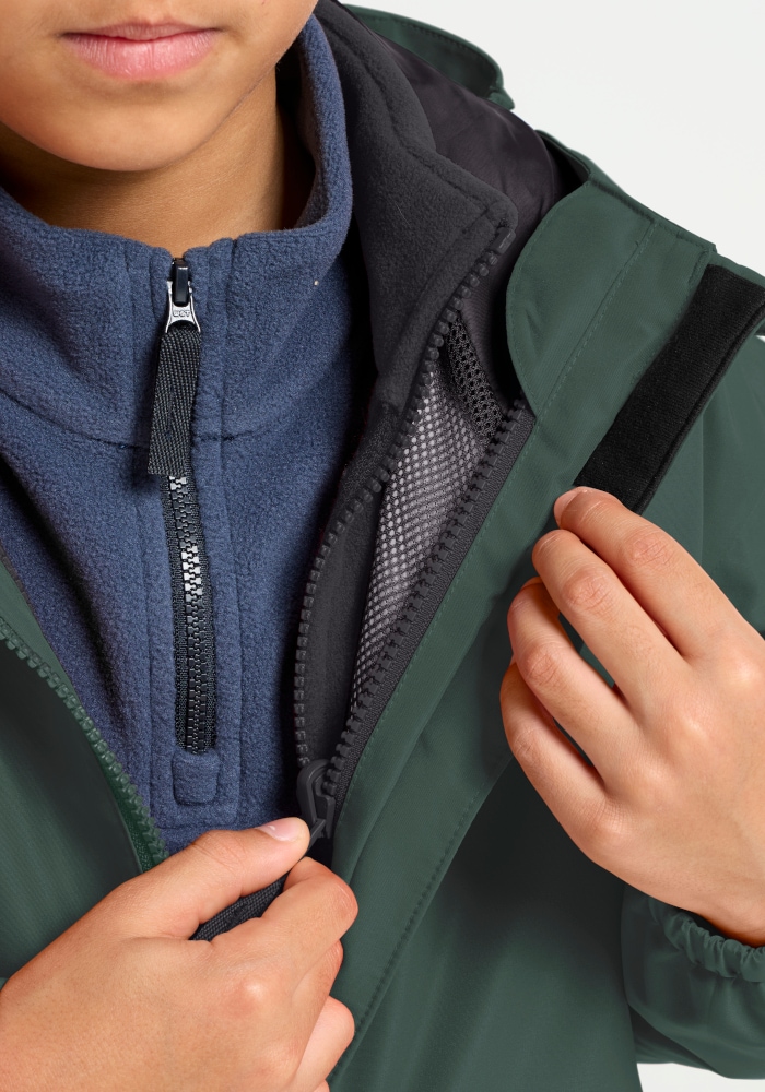 Jack Wolfskin 3-in-1-Funktionsjacke »ICELAND 3IN1 JKT K« Langarm-Design, aus Polyester, in Grössen von 104 bis 176