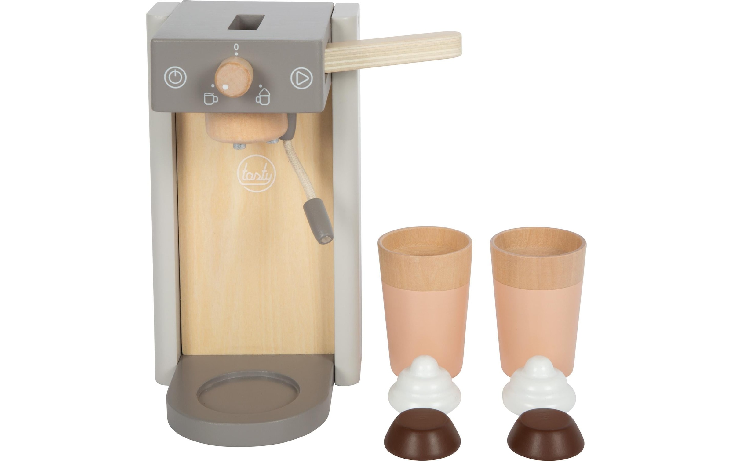 Small Foot Kinder-Kaffeemaschine »tasty«, Holzart: Linde, Schima, Mischholz/MDF, Holzherkunft: China