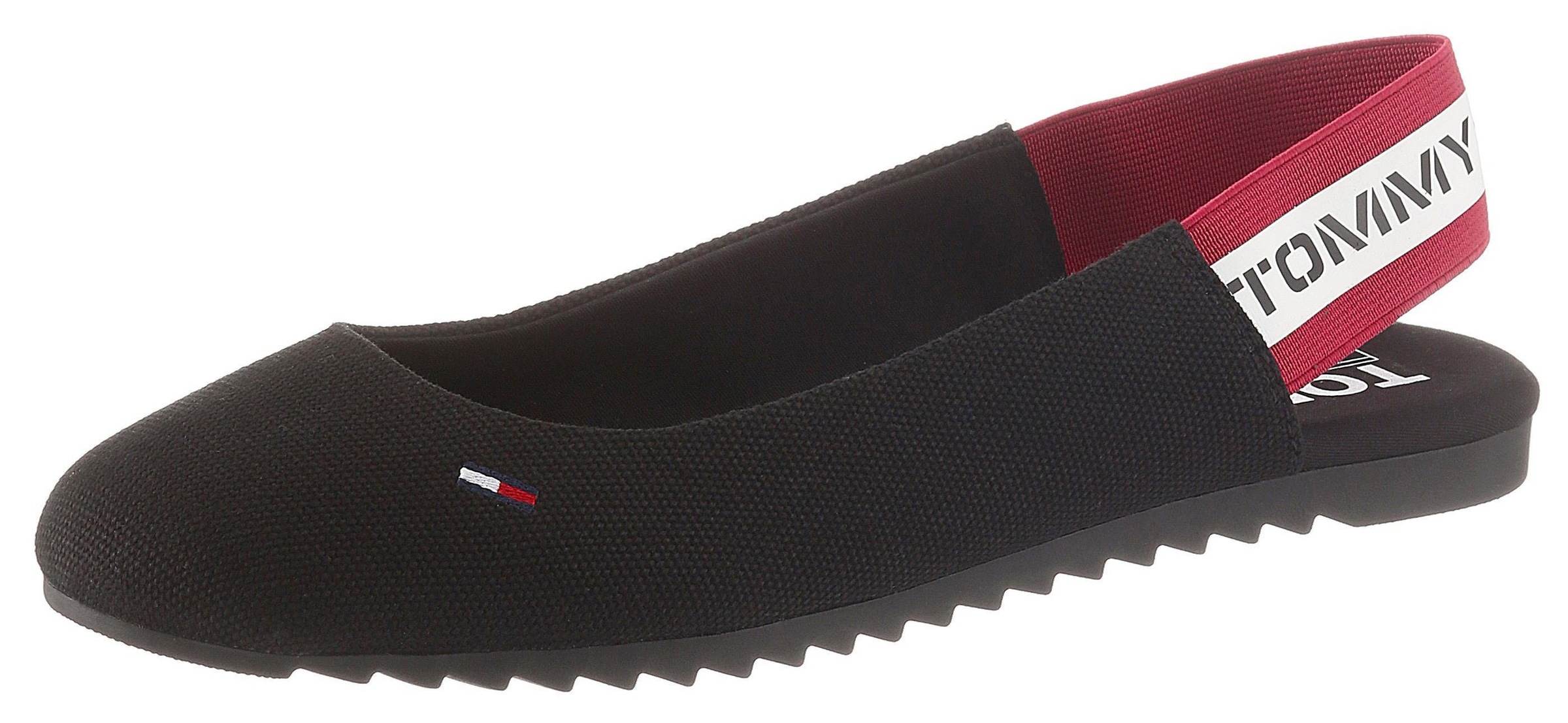 TOMMY JEANS Sneaker Ballerinas »CHUNKY TAPE SLINGBACK BALLERINA«