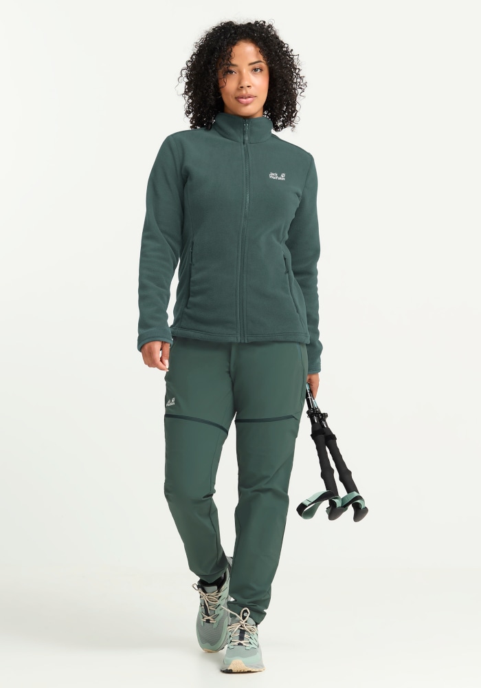 Jack Wolfskin Fleecejacke »TAUNUS 200 FZ W« als sportlicher Midlayer, für Wandern und Freizeit