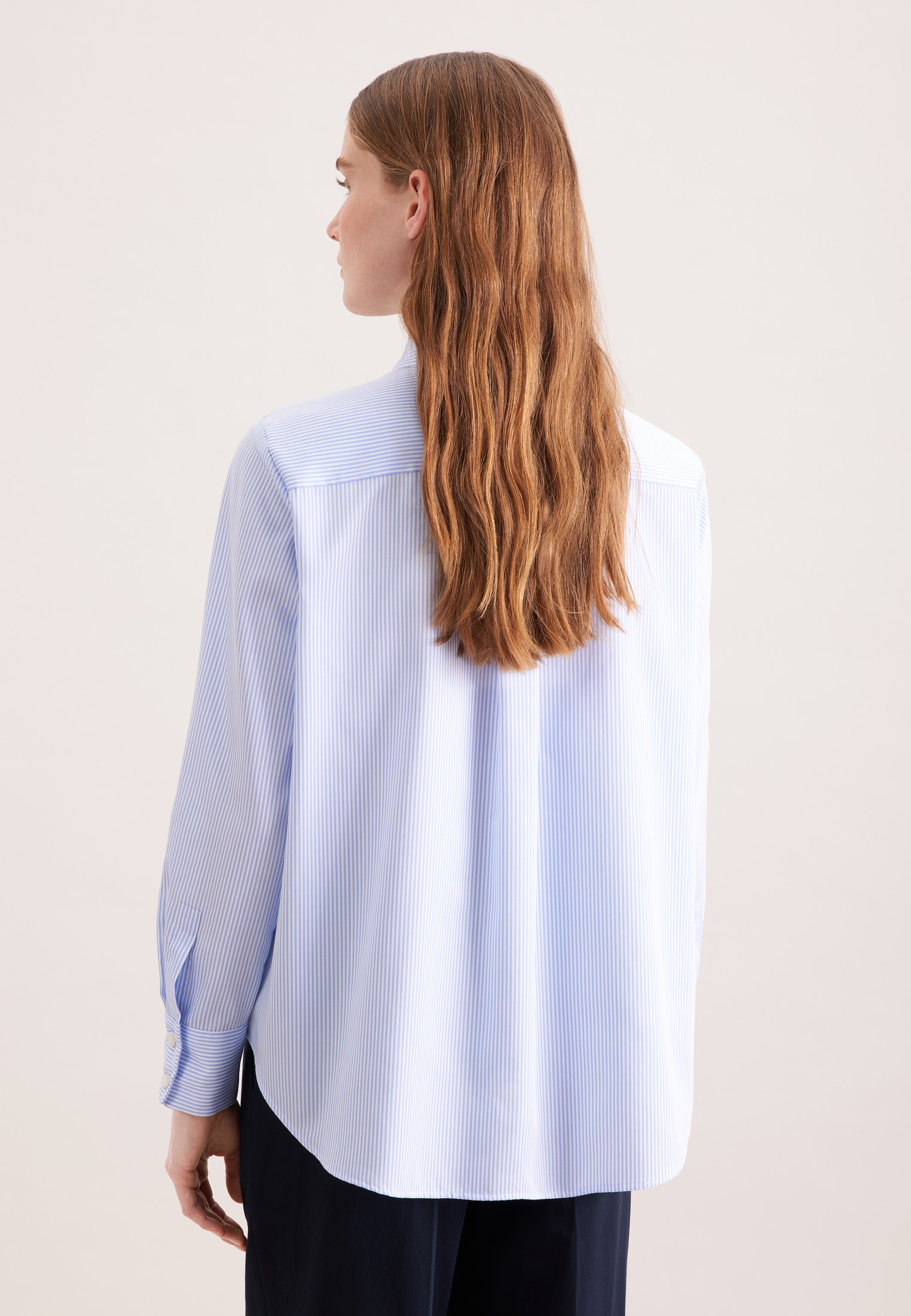 seidensticker Blouse chemise 1/1 Kragen Gestreift