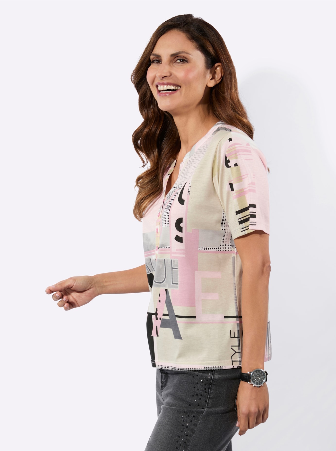 Inspirationen T-Shirt »Kurzarm-Shirt« 1 tlg.