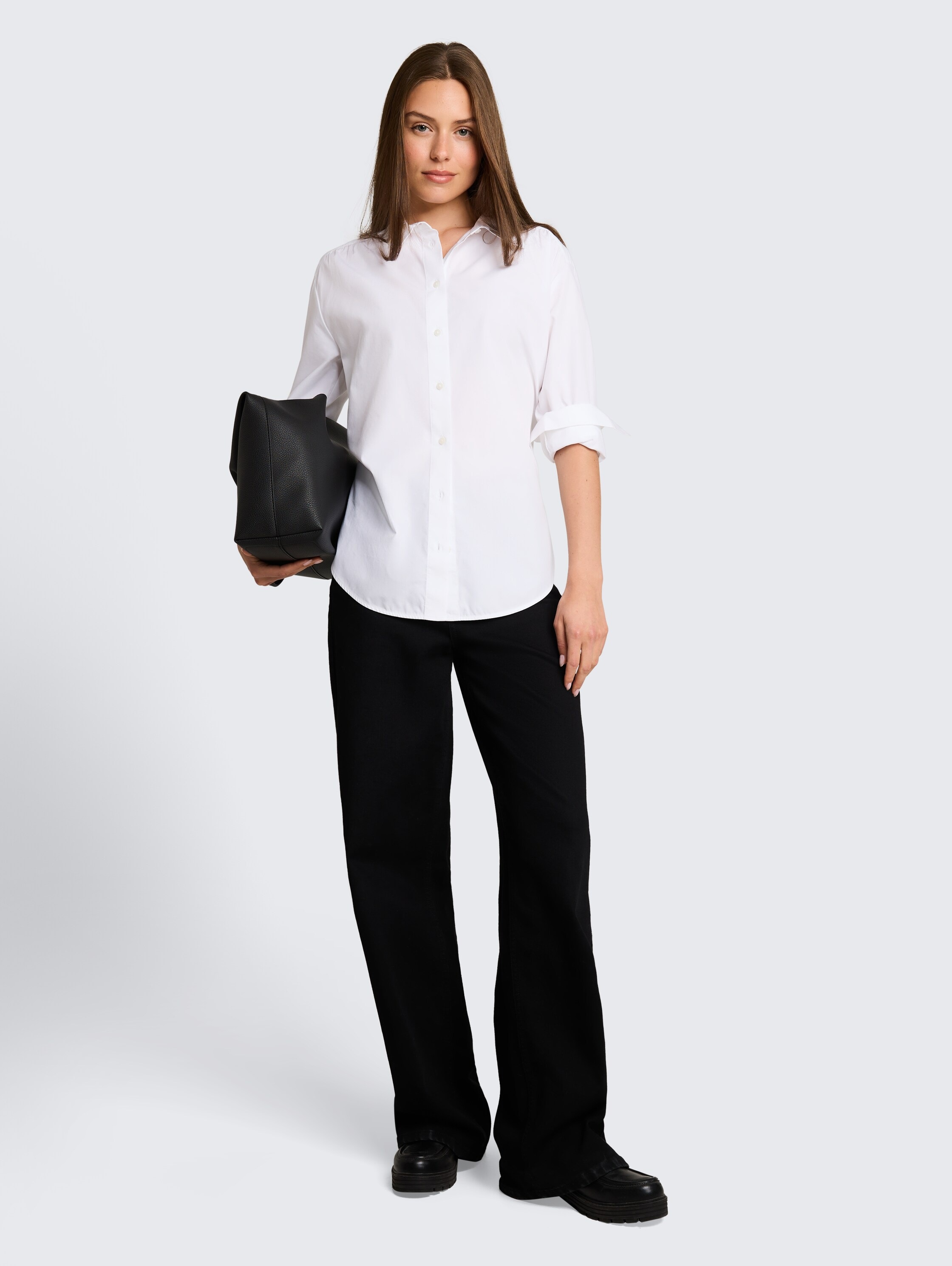 TOM TAILOR Blouse chemise »Loose« avec poignets