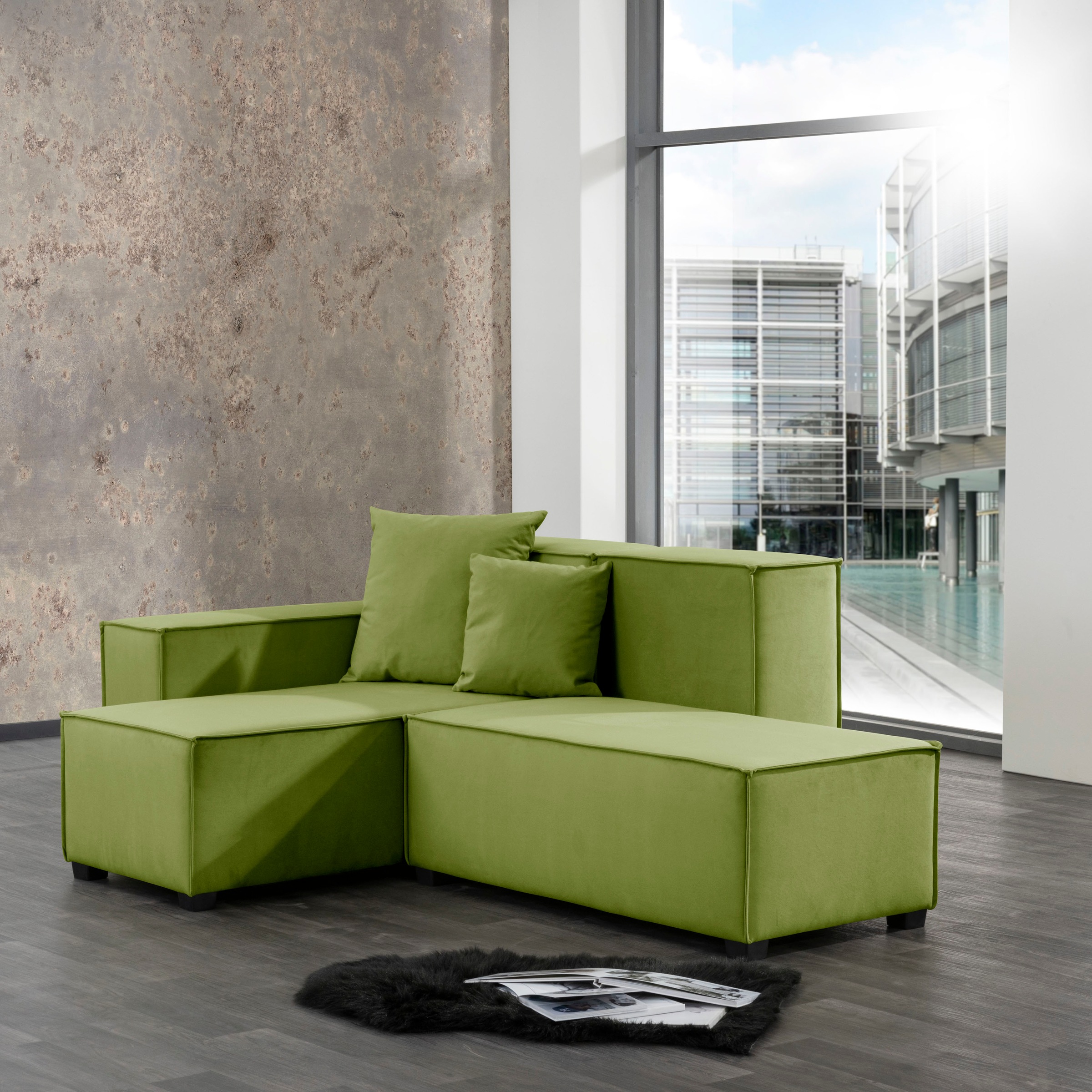 Image of Max Winzer® Wohnlandschaft »MOVE«, (Set), Sofa-Set 07 aus 5 Sitz-Elementen, inklusive 2 Zierkissen, individuell kombinierbar bei Ackermann Versand Schweiz