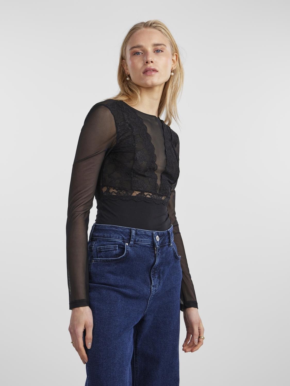 Image of pieces Body "PCSICCA LS BODYSTOCKING NOOS"