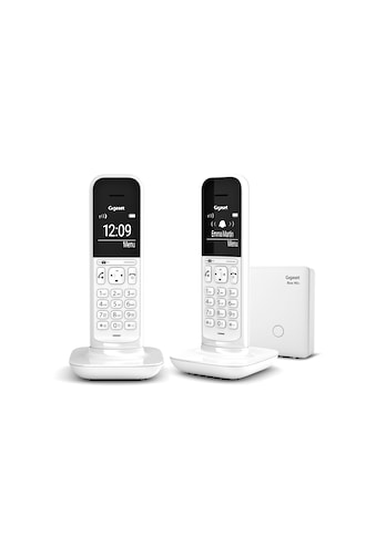 Schnurloses DECT-Telefon »Gigaset CL390A Duo Tundra White«