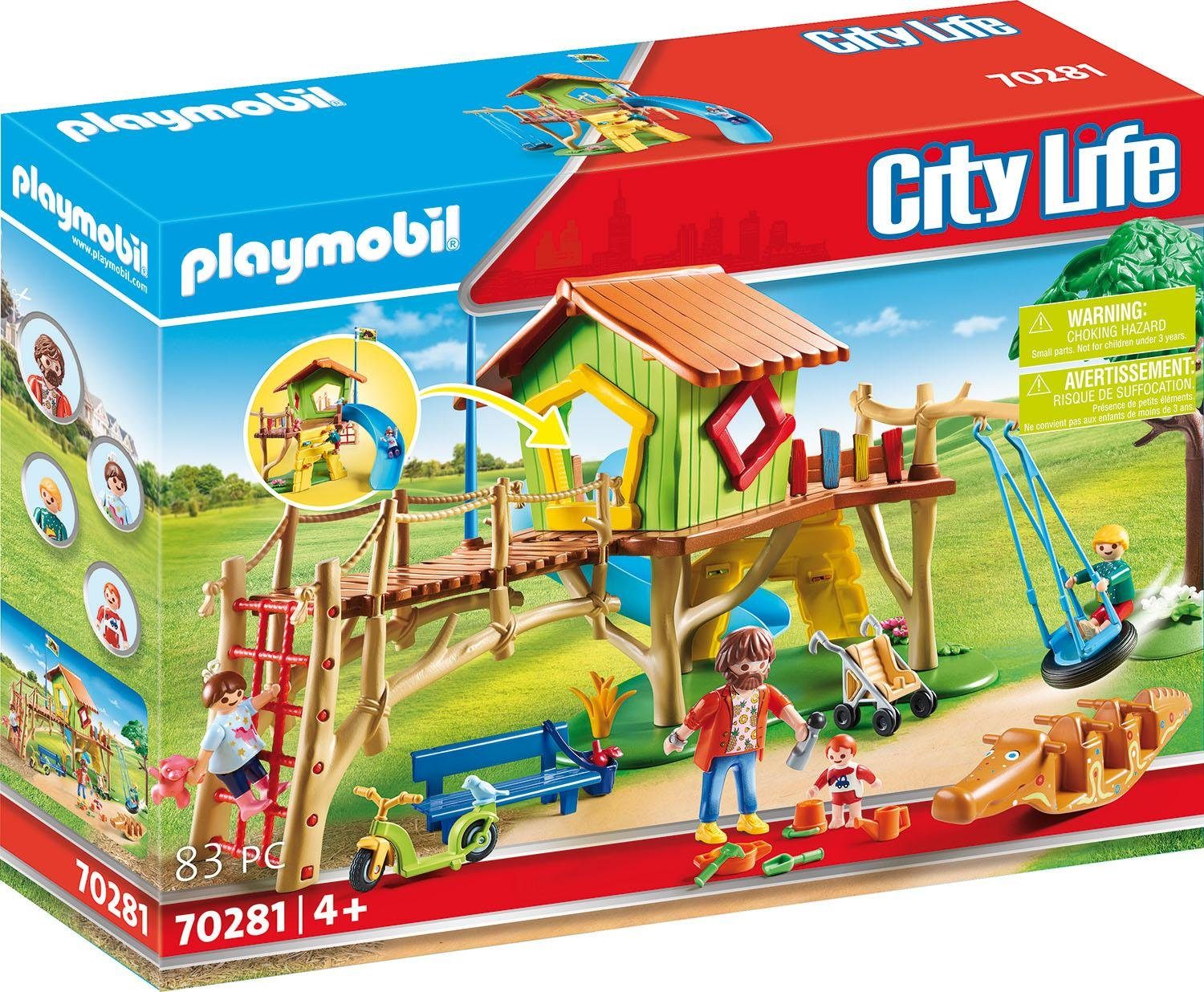 Image of Playmobil® Konstruktions-Spielset »Abenteuerspielplatz (70281), City Life«, (83 St.), Made in Germany bei Ackermann Versand Schweiz