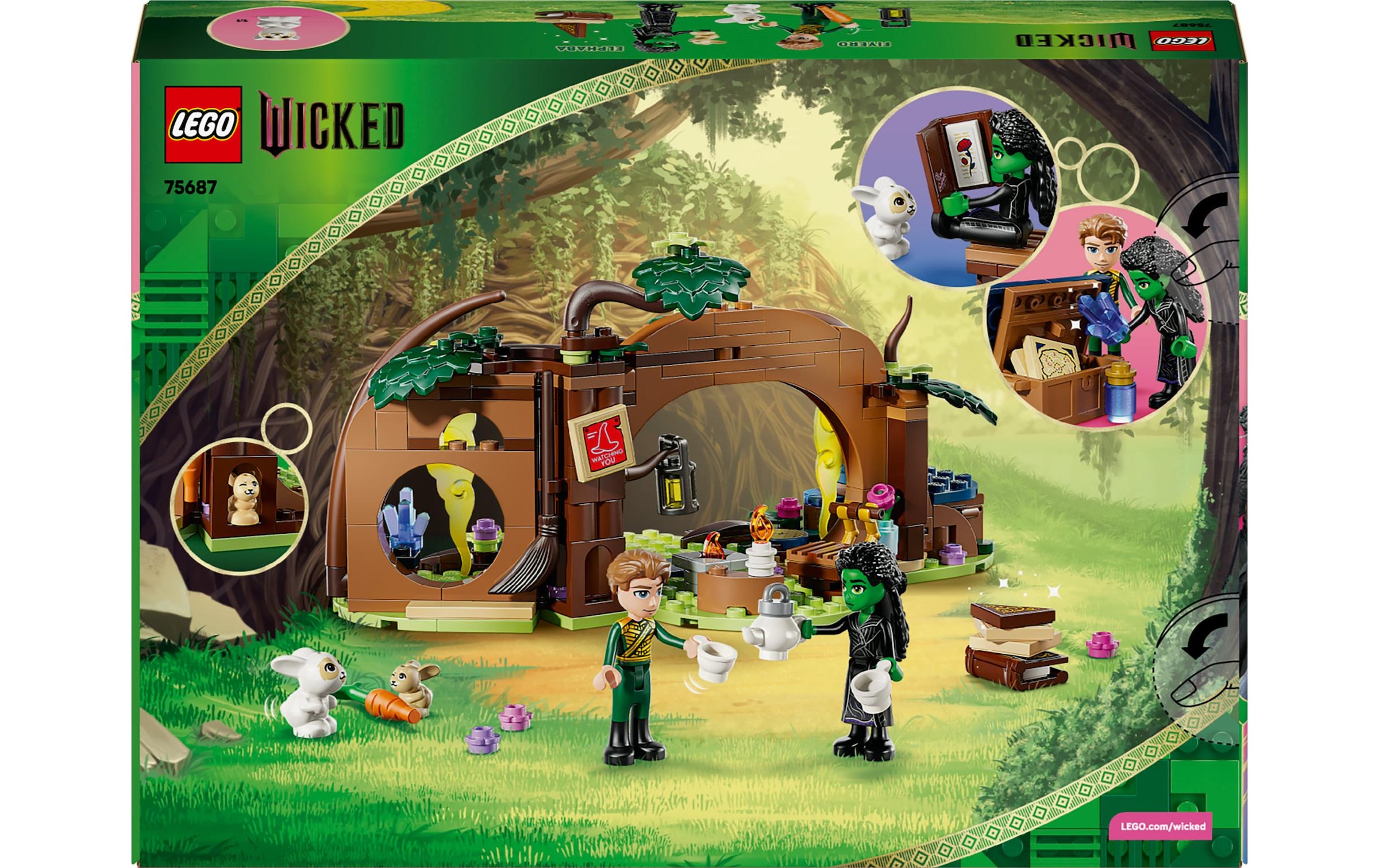 LEGO® Konstruktionsspielsteine »Elphabas Versteck 75687«