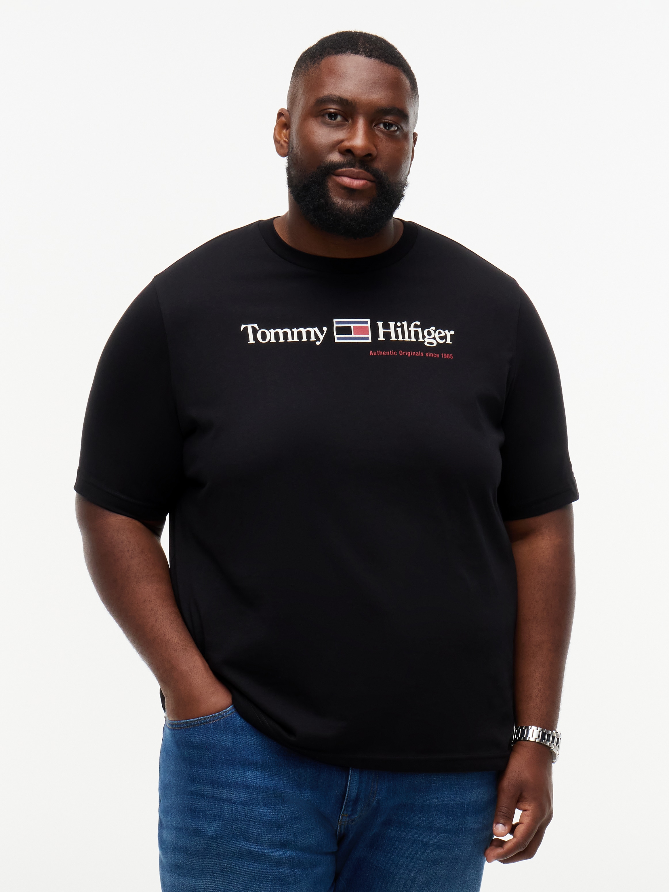 Tommy Hilfiger Big & Tall T-shirt »BT-BRAND LOVE RWB GRAPHIC« grandes tailles
