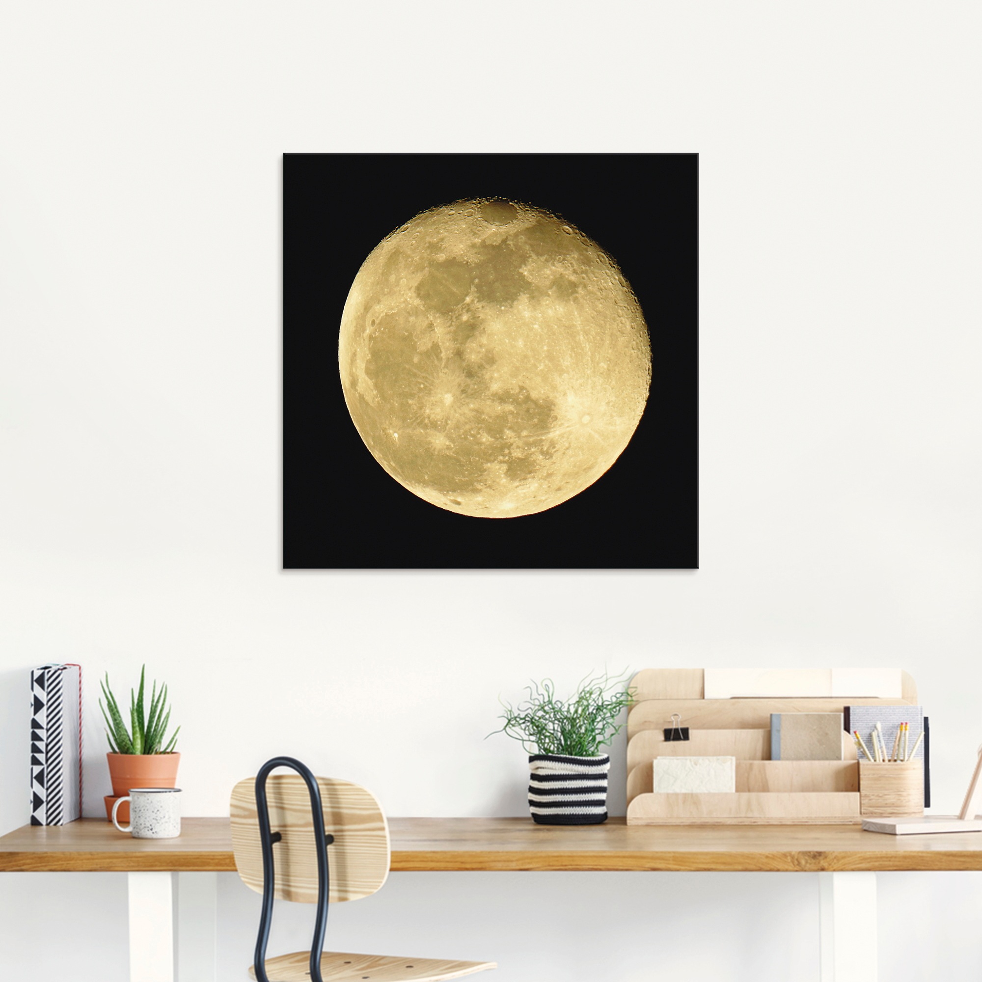Artland Glasbild »Mond«, Weltraum, (1 St.), in verschiedenen Grössen