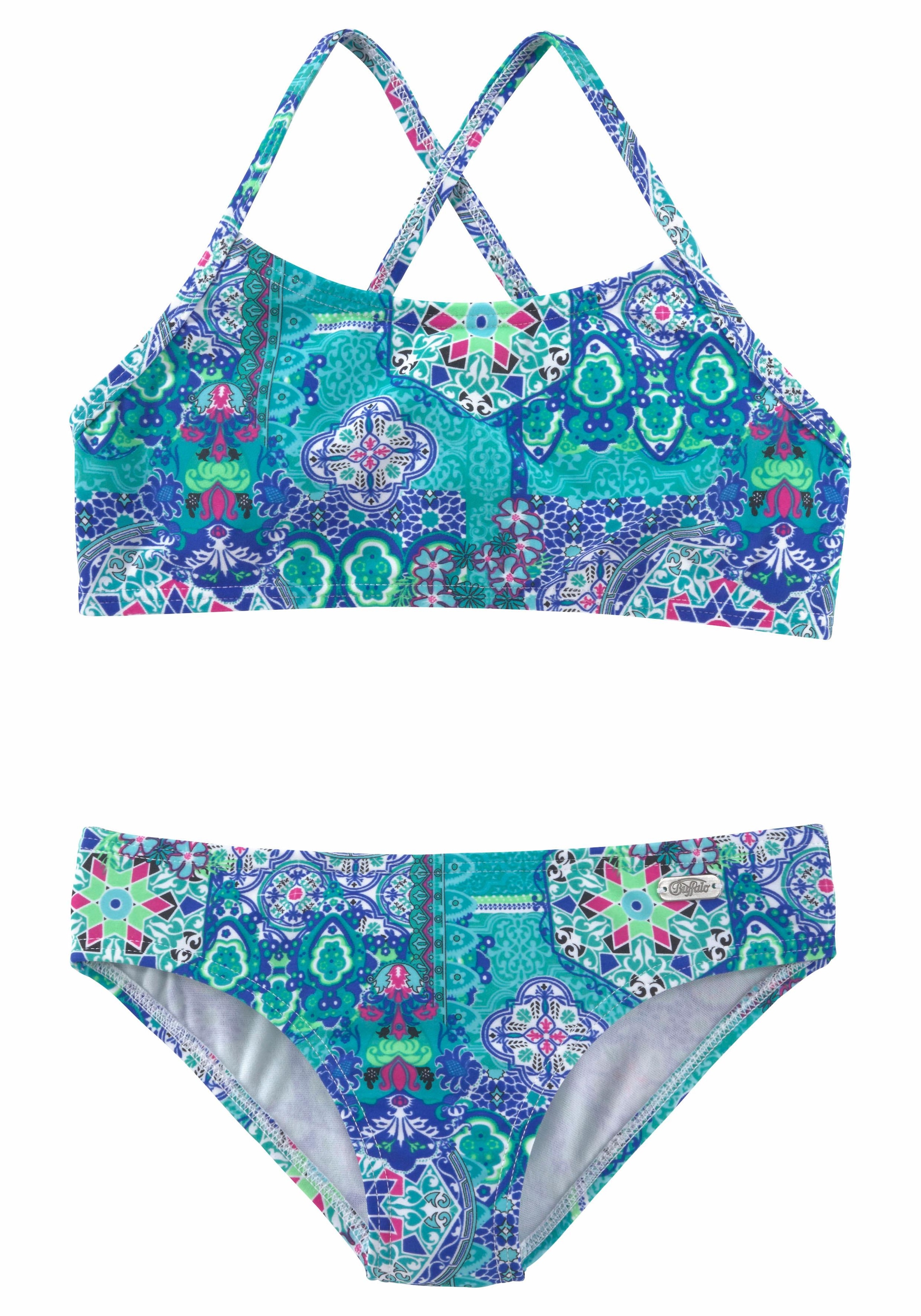 Modische Buffalo Bustier-Bikini »Shari Kids«, mit verspieltem Print  versandkostenfrei kaufen