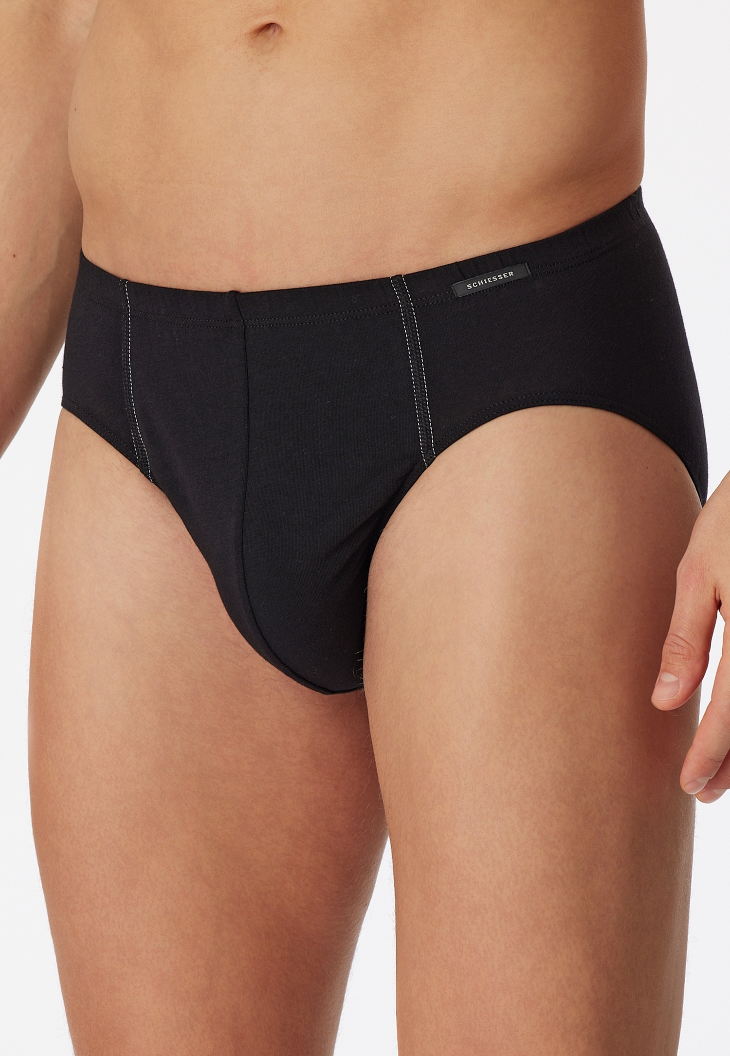 Schiesser Minislip »"Essentials"«, (3er-Pack), mit kleinem Logo am Bund