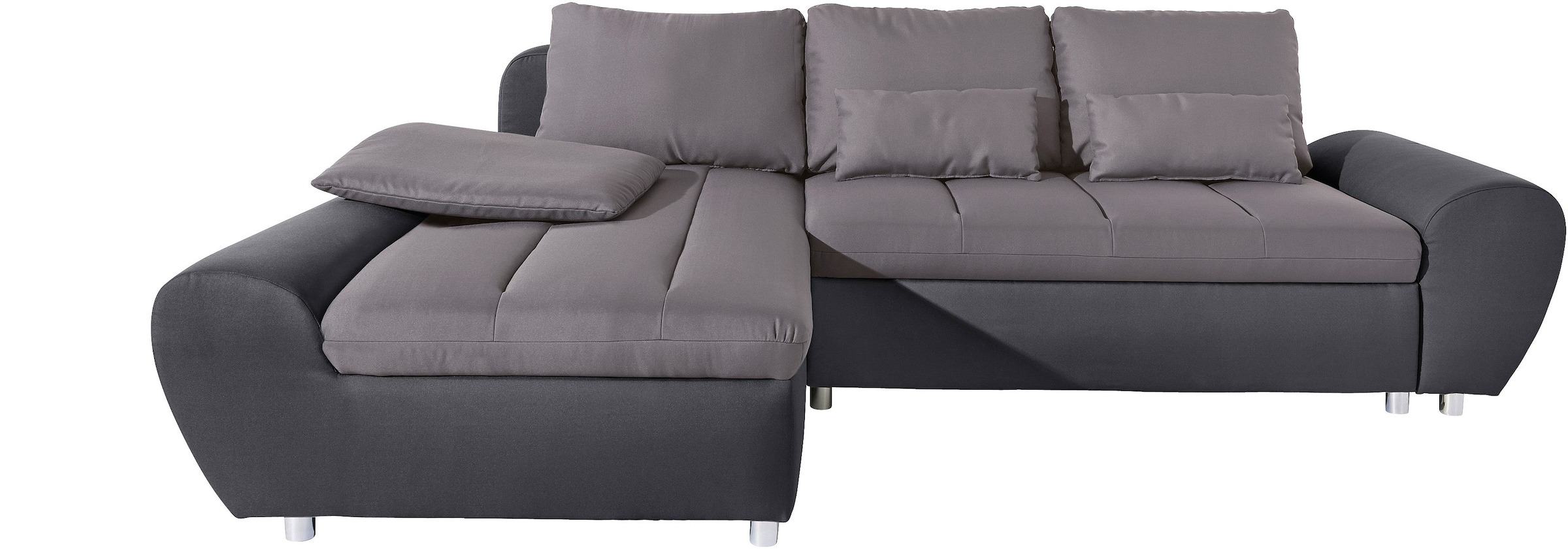 sit&more Ecksofa »Bandos L-Form«, in 2 unterschiedlichen Grössen, wahlweise mit Bettfunktion