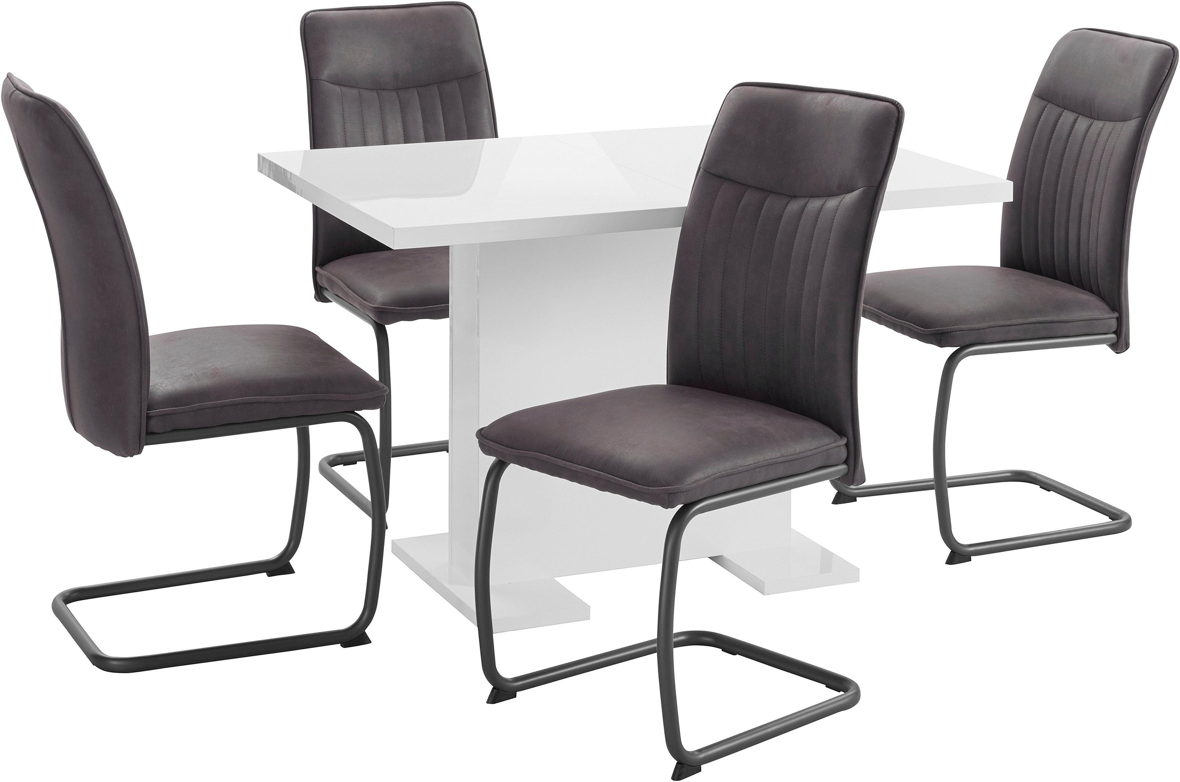 Image of HELA Essgruppe »RUBINA«, (Set, 5 tlg.), Tisch ausziehbar 120-160 cm bei Ackermann Versand Schweiz