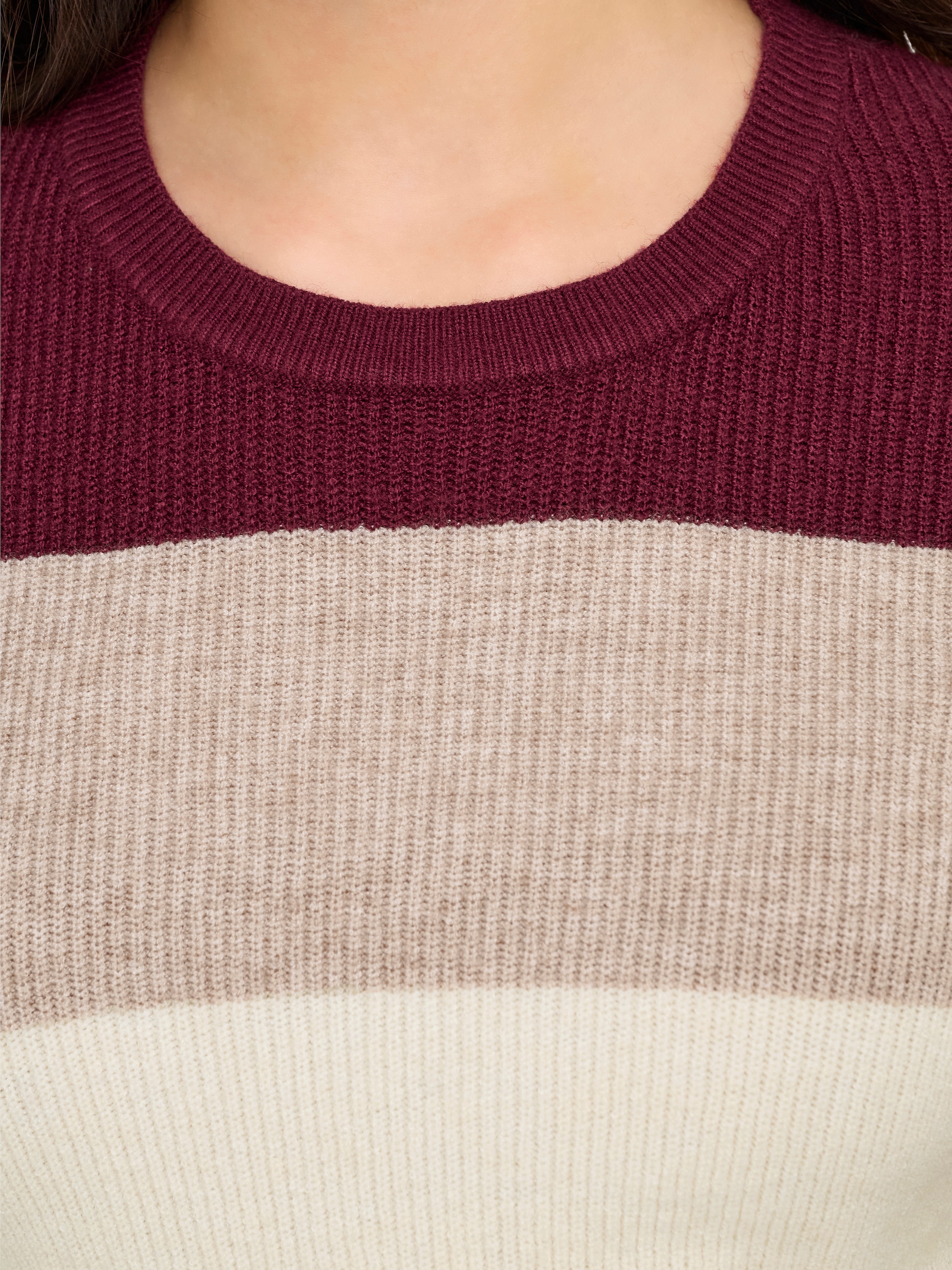 ONLY Strickpullover »ONLATIA L/S STRIPE PULLOVER KNT NOOS«