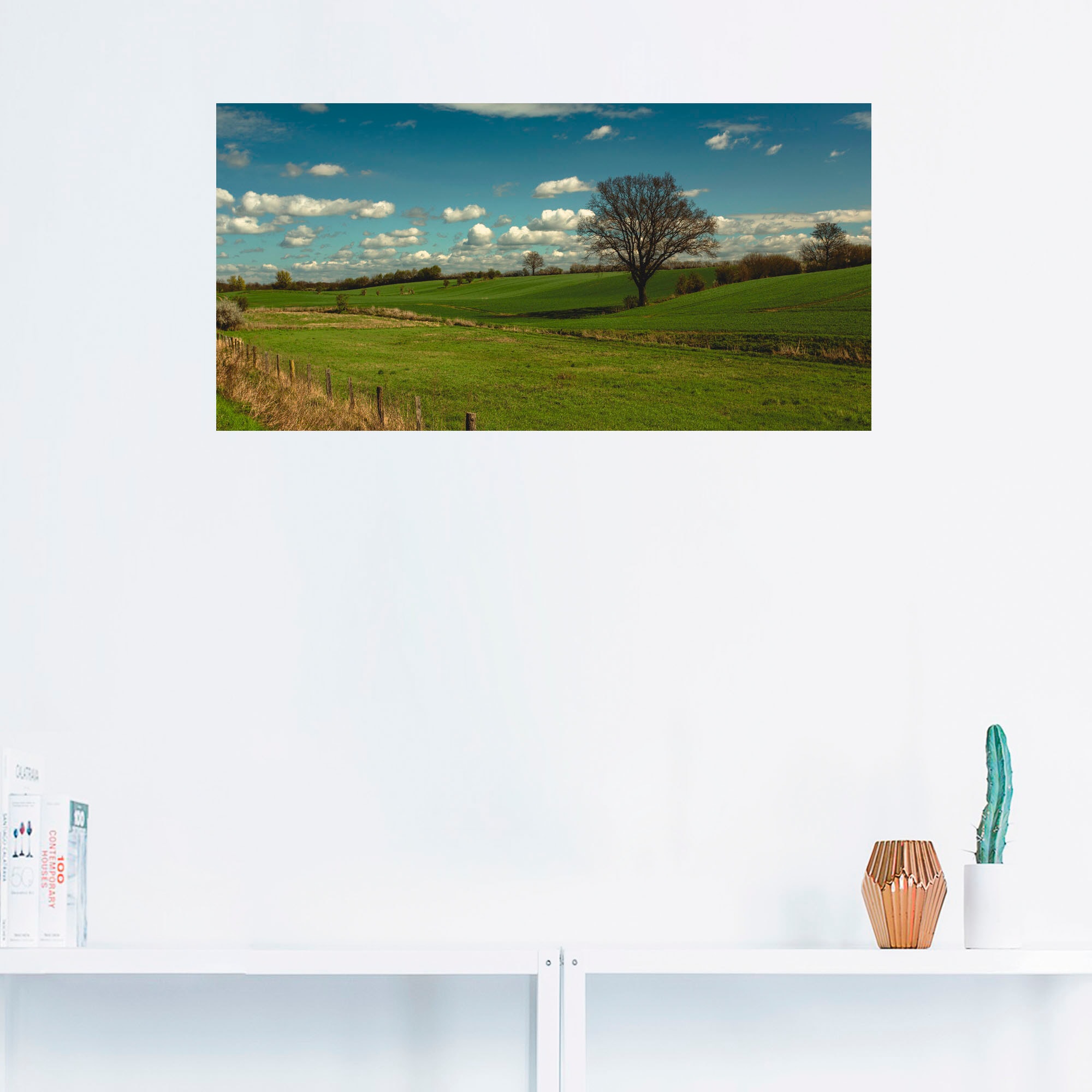 Artland Wandbild »Natur pur«, Felder, (1 St.), als Leinwandbild, Wandaufkleber in verschied. Grössen
