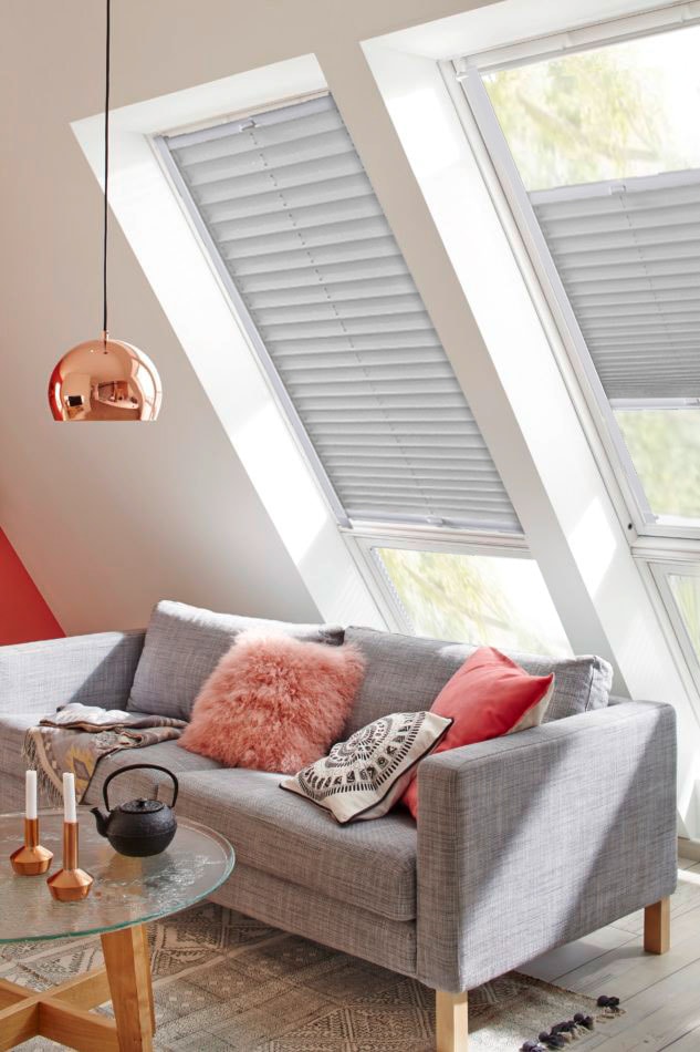 sunlines Dachfensterplissee »Classic Style mit Lichtschutz, Führungsschienen kaufen Crepe«, verspannt