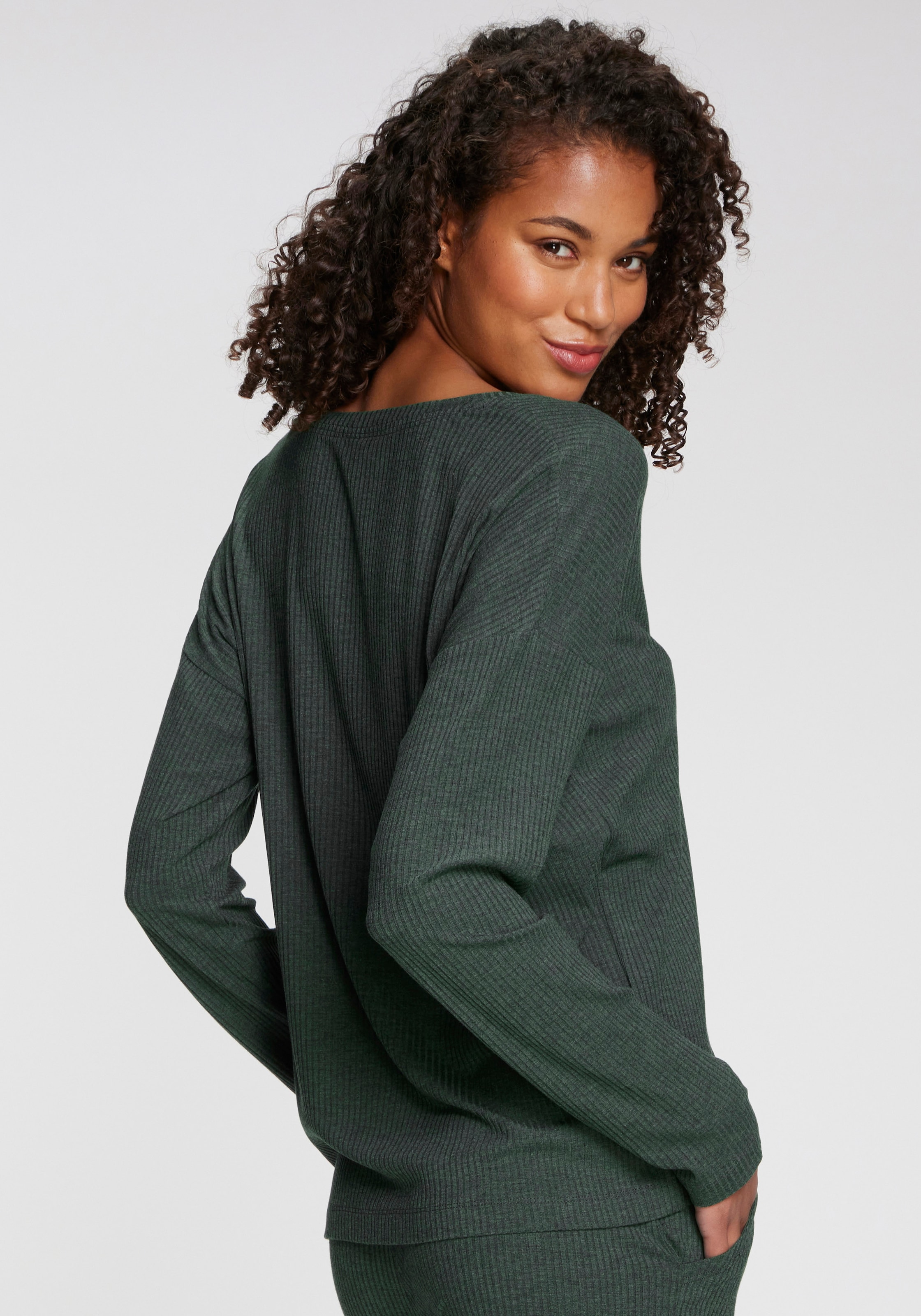 s.Oliver Longsleeve Aus weicher Rippqualität