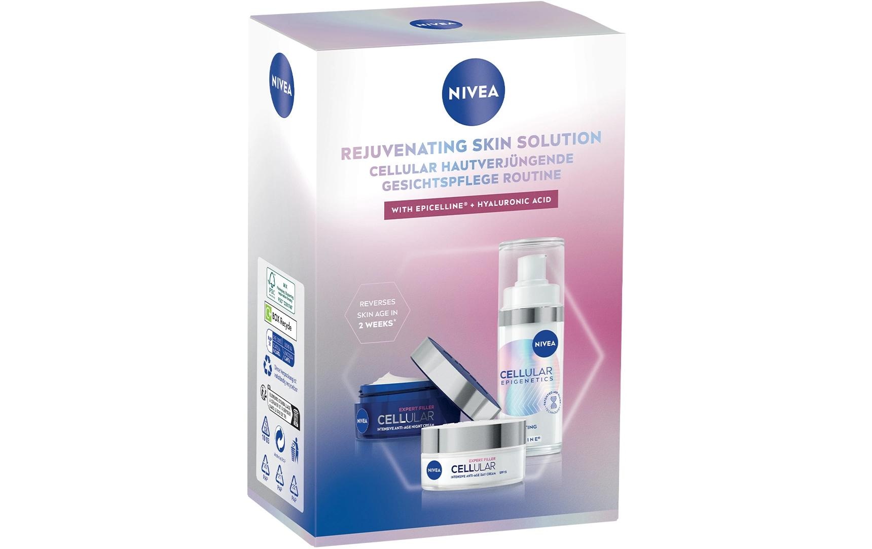 Nivea Set de soins du visage »NIVEA CELLULAR Hautverjüngende Gesichtspflege Routine Set«