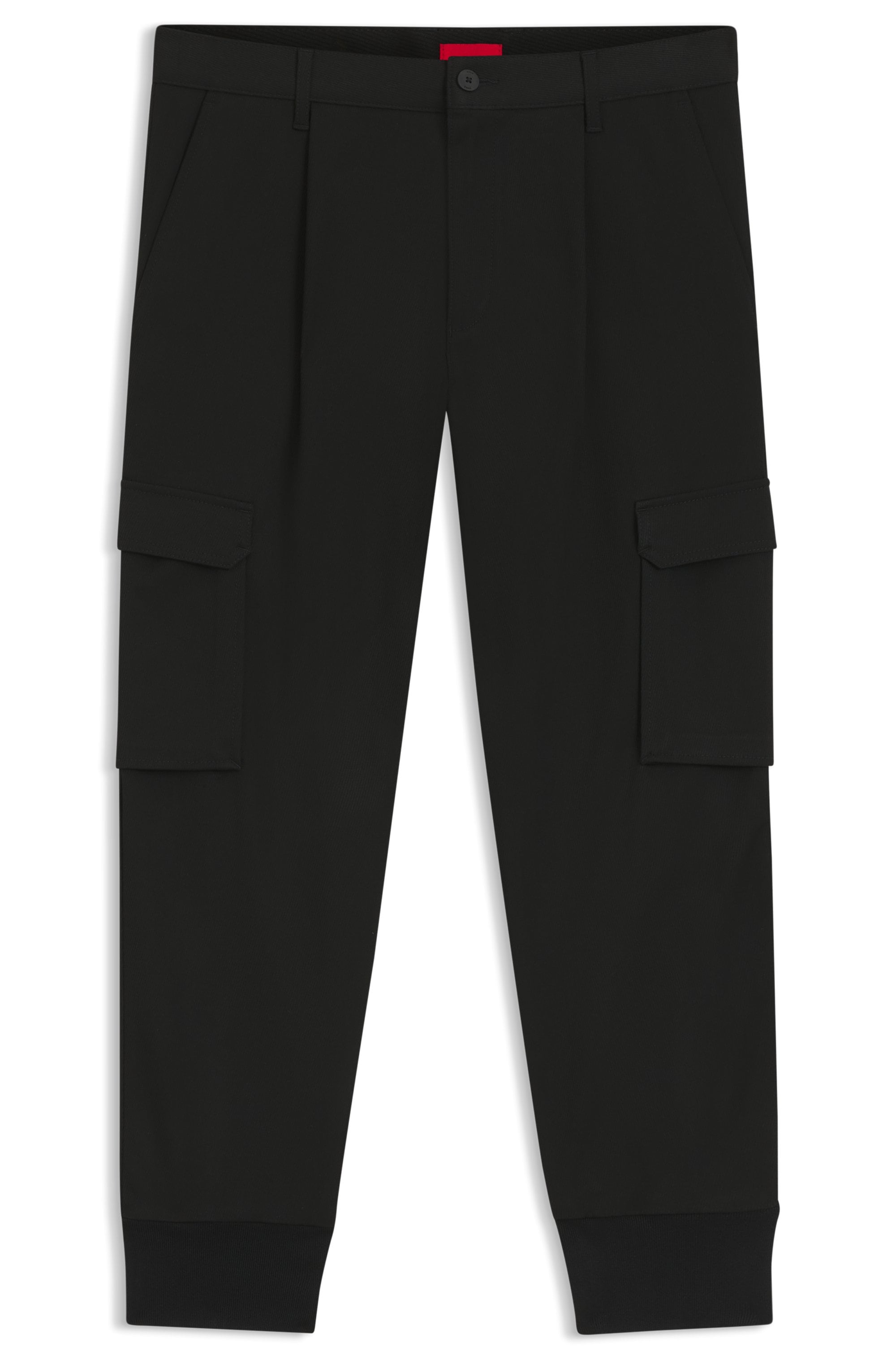 HUGO Pantalon cargo »Glavin«  Slim Fit, tapered leg, Bundfalten vorne