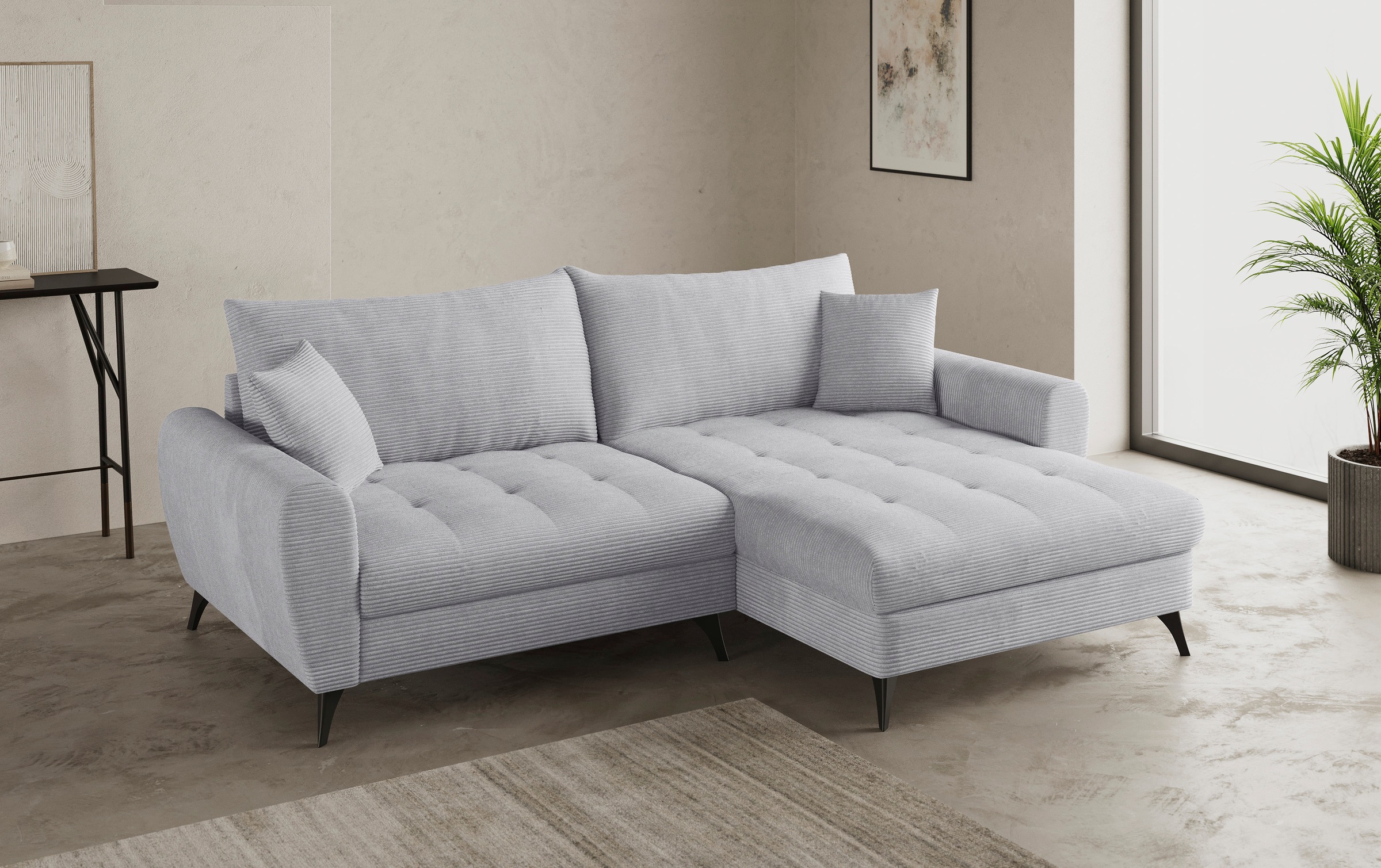 Mr. Couch Ecksofa »Blackburn II, L-Form«, Mit Kaltschaumpolsterung bis 140 kg belastbar