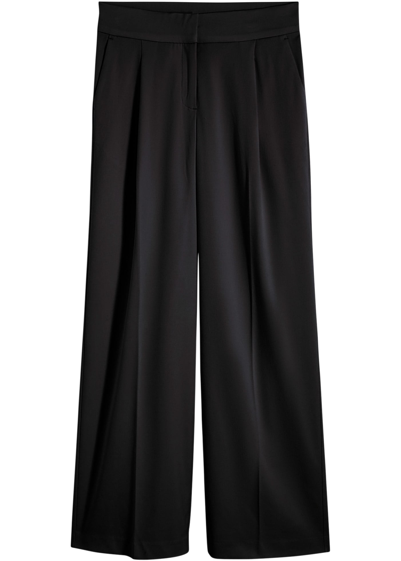 bonprix Marlene-Hose »Marlenehose«  aus Polyester, Viskose und Elasthan, Regular Fit, weites Bein