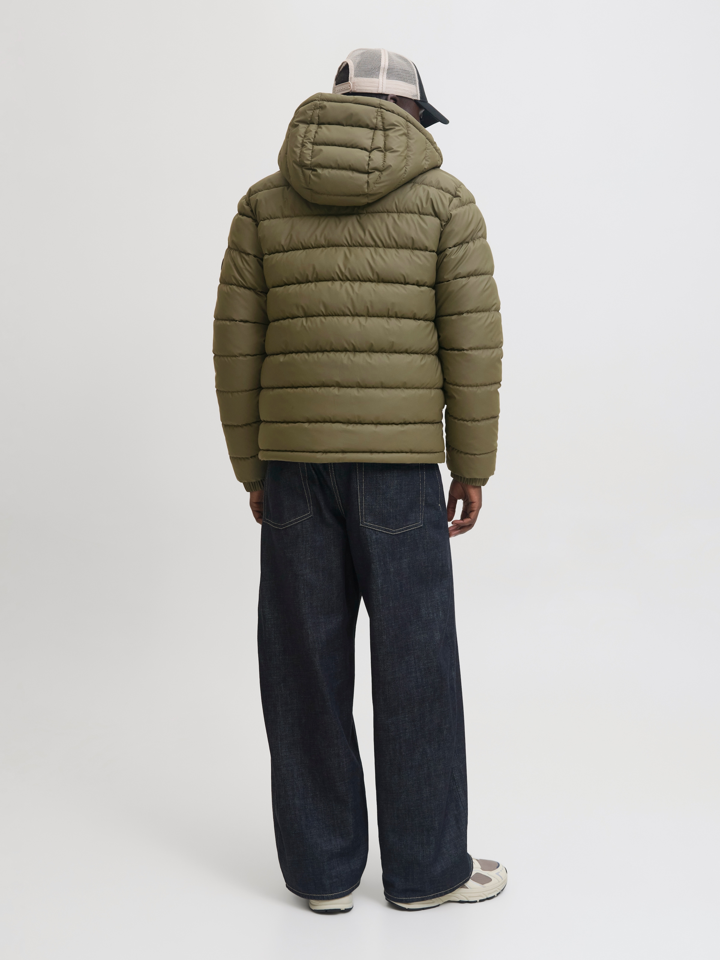 Jack & Jones Veste matelassée »JCOPOINT PU PUFFER JACKET BF« mit Kapuze