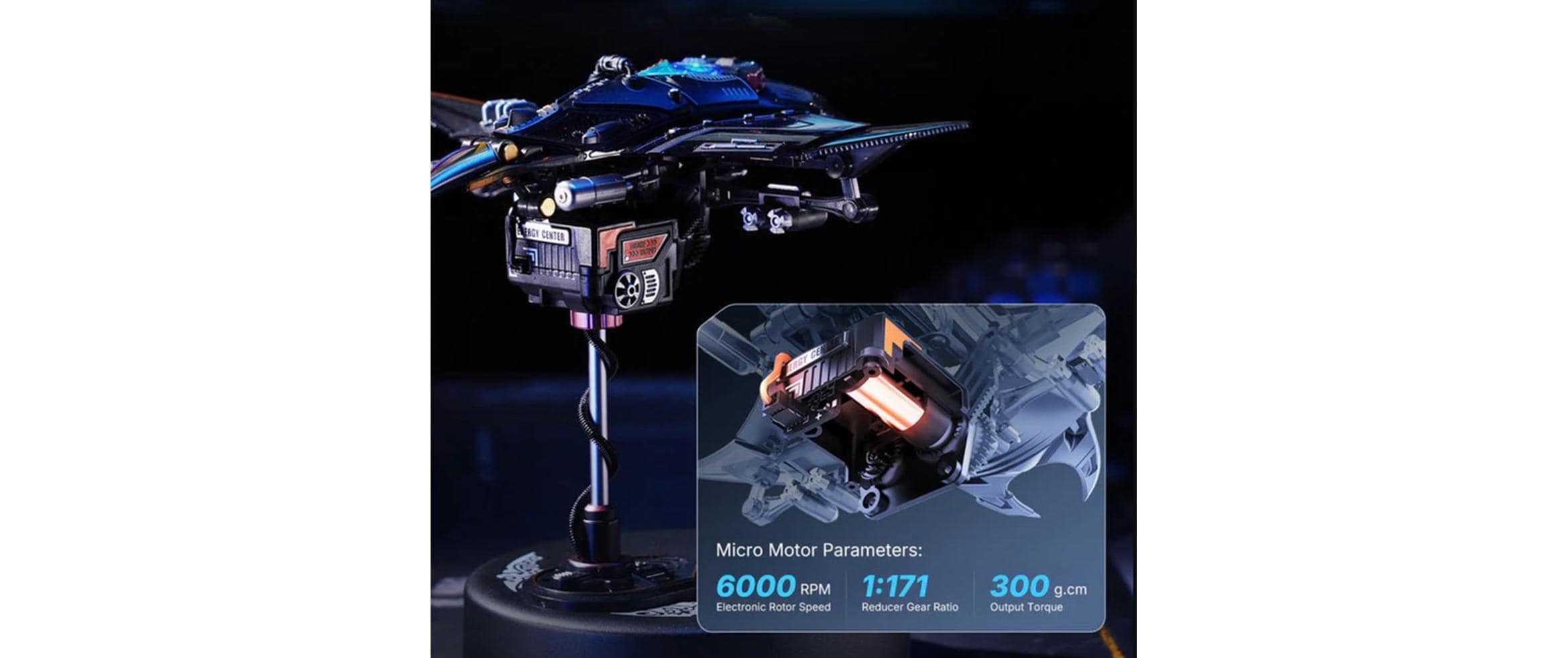   Modellbausatz »RoboTime ROKR Mechanischer Manta Ray« 1:8