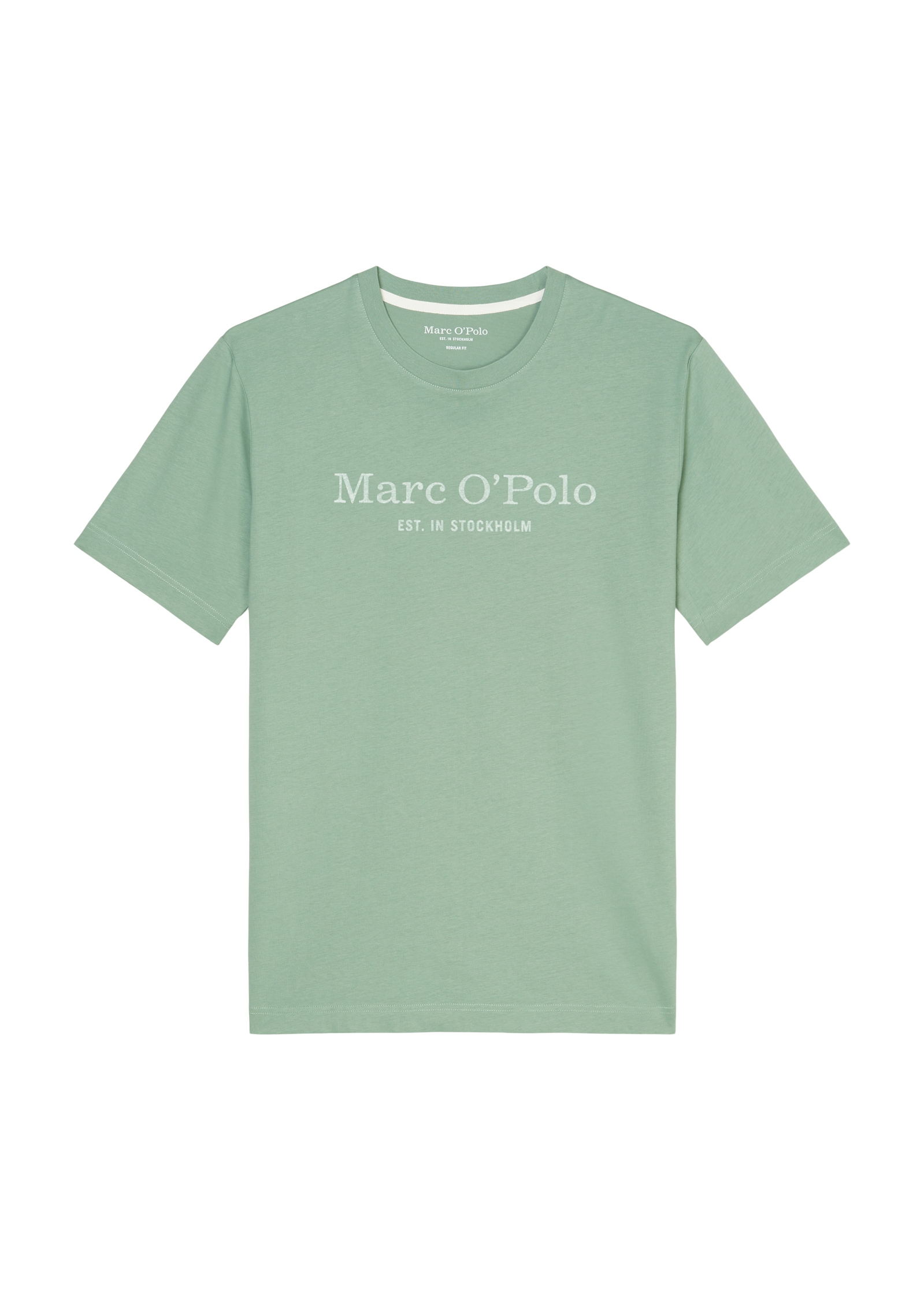 Marc O'Polo T-Shirt, mit tonigem Label-Print vorne
