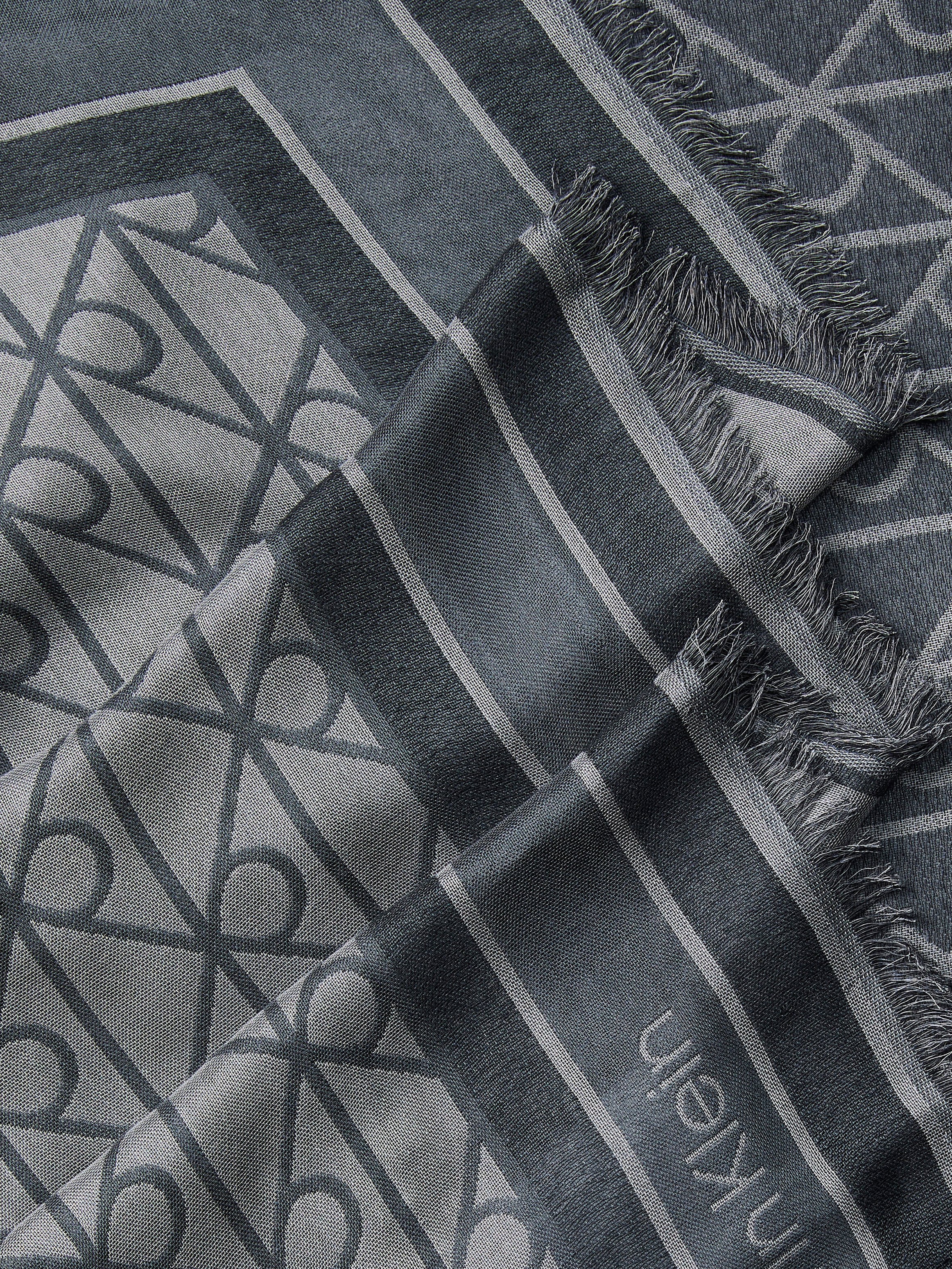 Calvin Klein Modetuch »EMBLEM AOP JACQUARD SQUARE SCARF« Mit Markenlabelmusterung