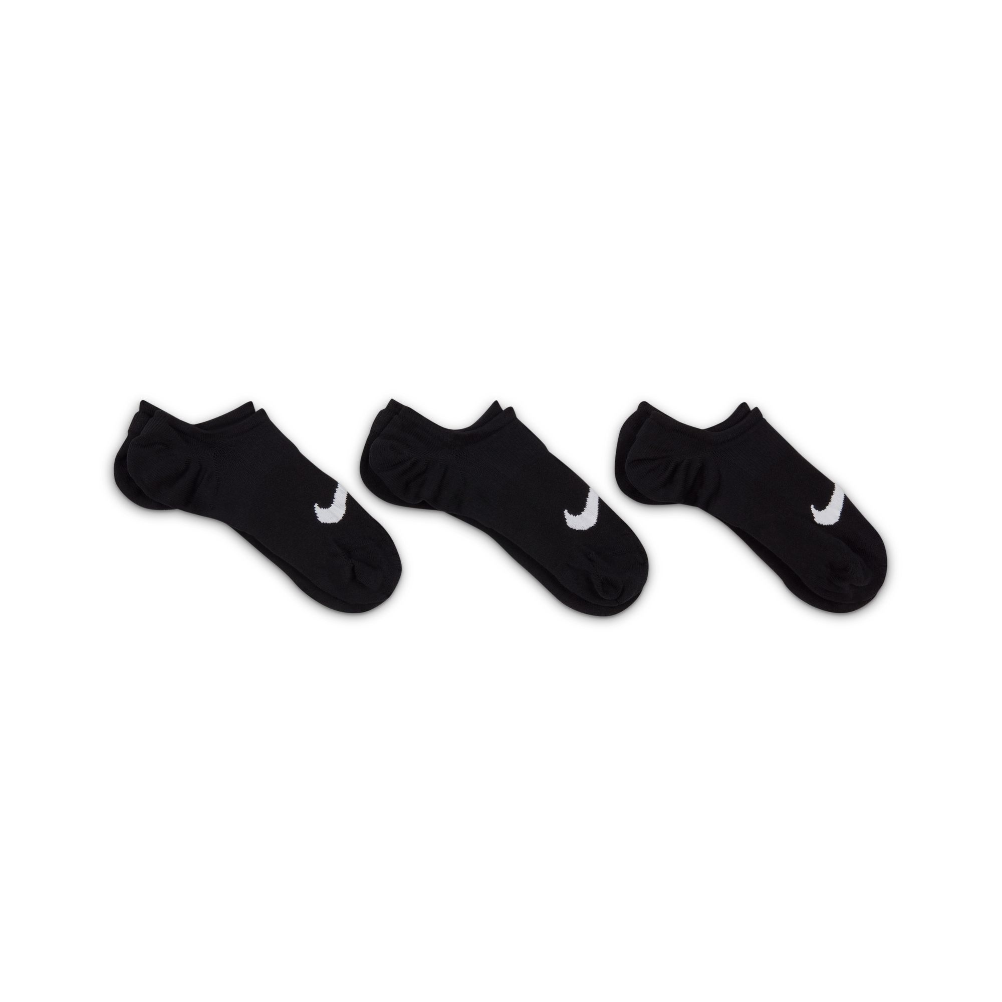 Nike Füsslinge, (3 Paar), mit atmungsaktivem Mesh