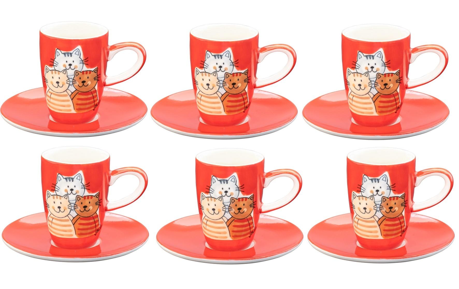 Image of Mila Espressotasse »Cuddly Cats 60 m«, (6 tlg.) bei Ackermann Versand Schweiz