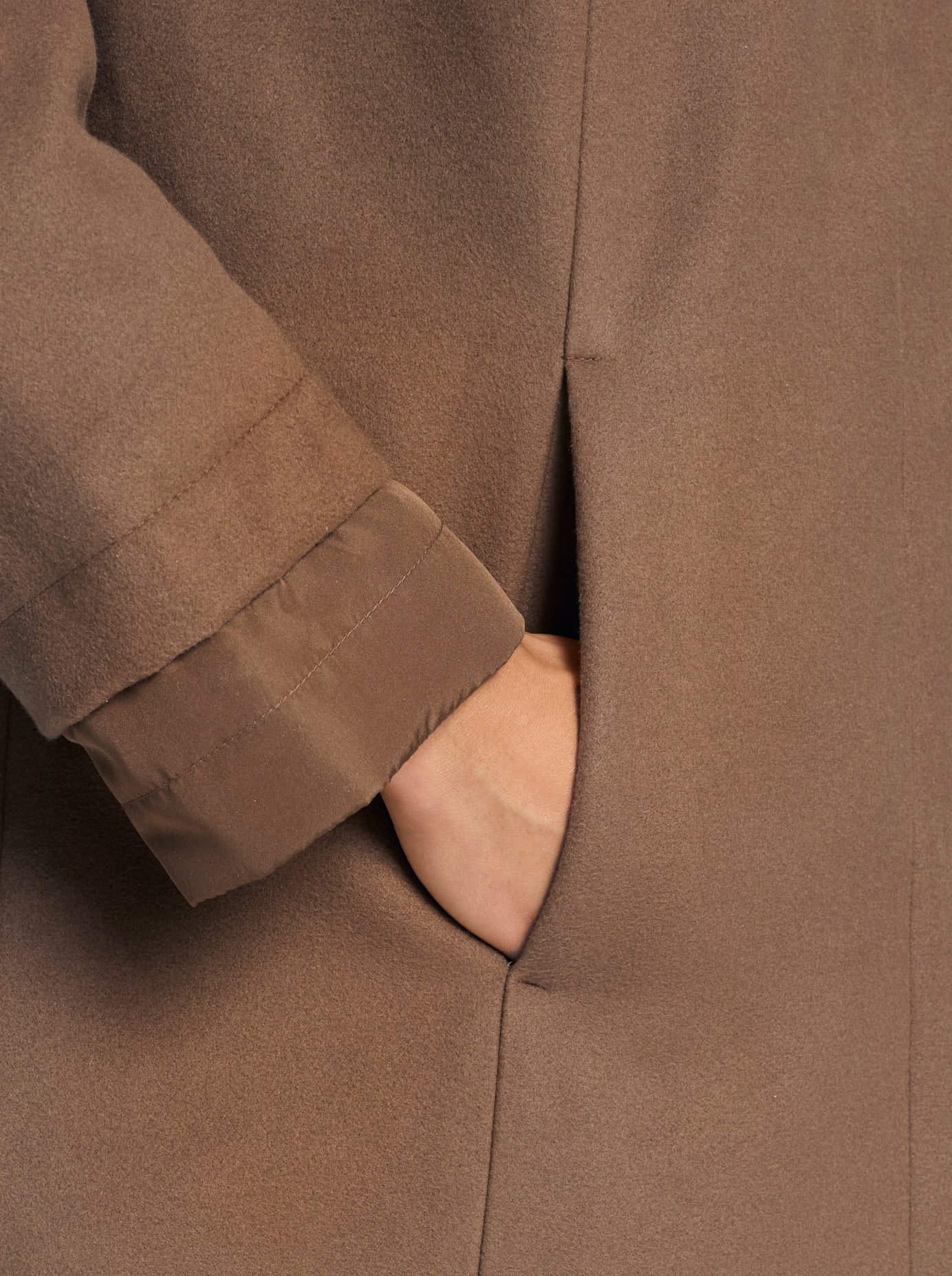 Classic Basics Veste longue sans capuche