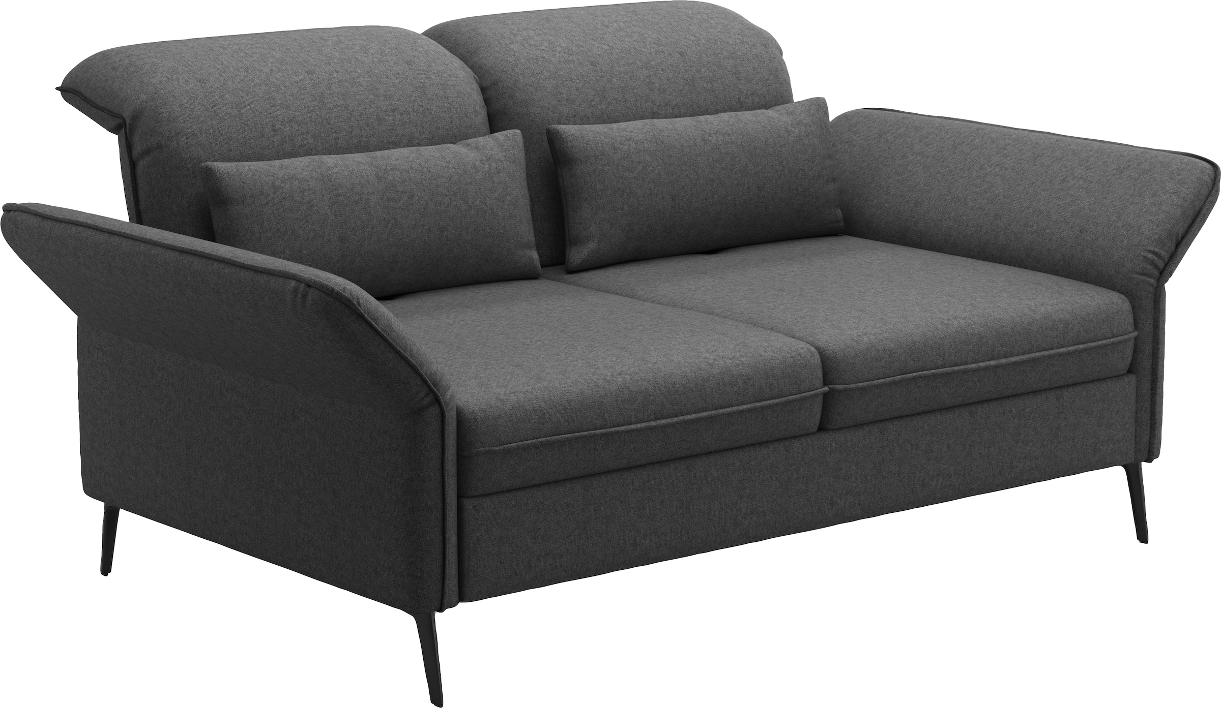 sit&more 3-Sitzer »Emely, inkl. Sitztiefenverstellung« wahlweise mit Bettfunktion, Kopf- & Armteilverstellung