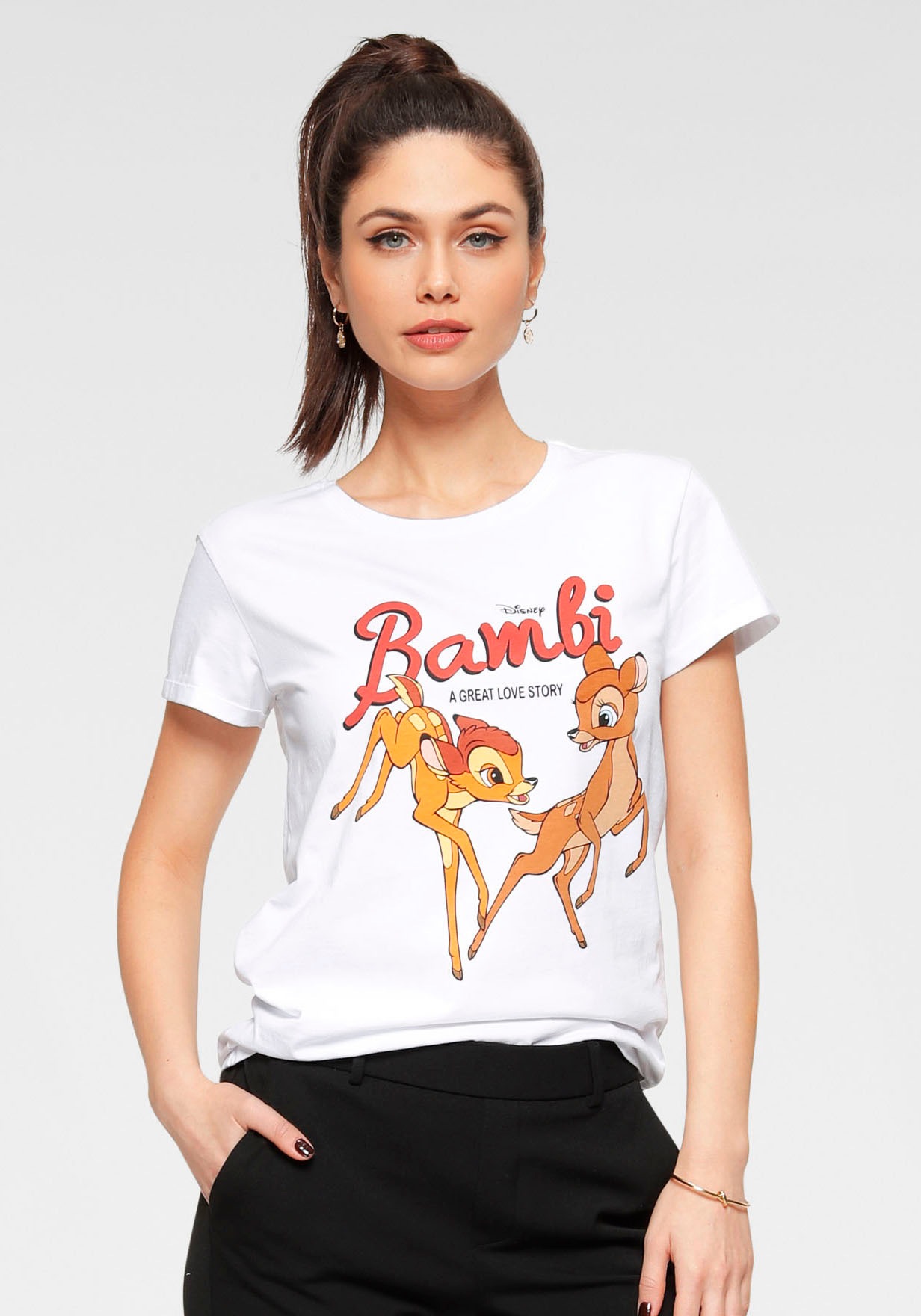 Image of HaILY’S T-Shirt »BAMBI«, mit süssem Disney Motiv bei Ackermann Versand Schweiz