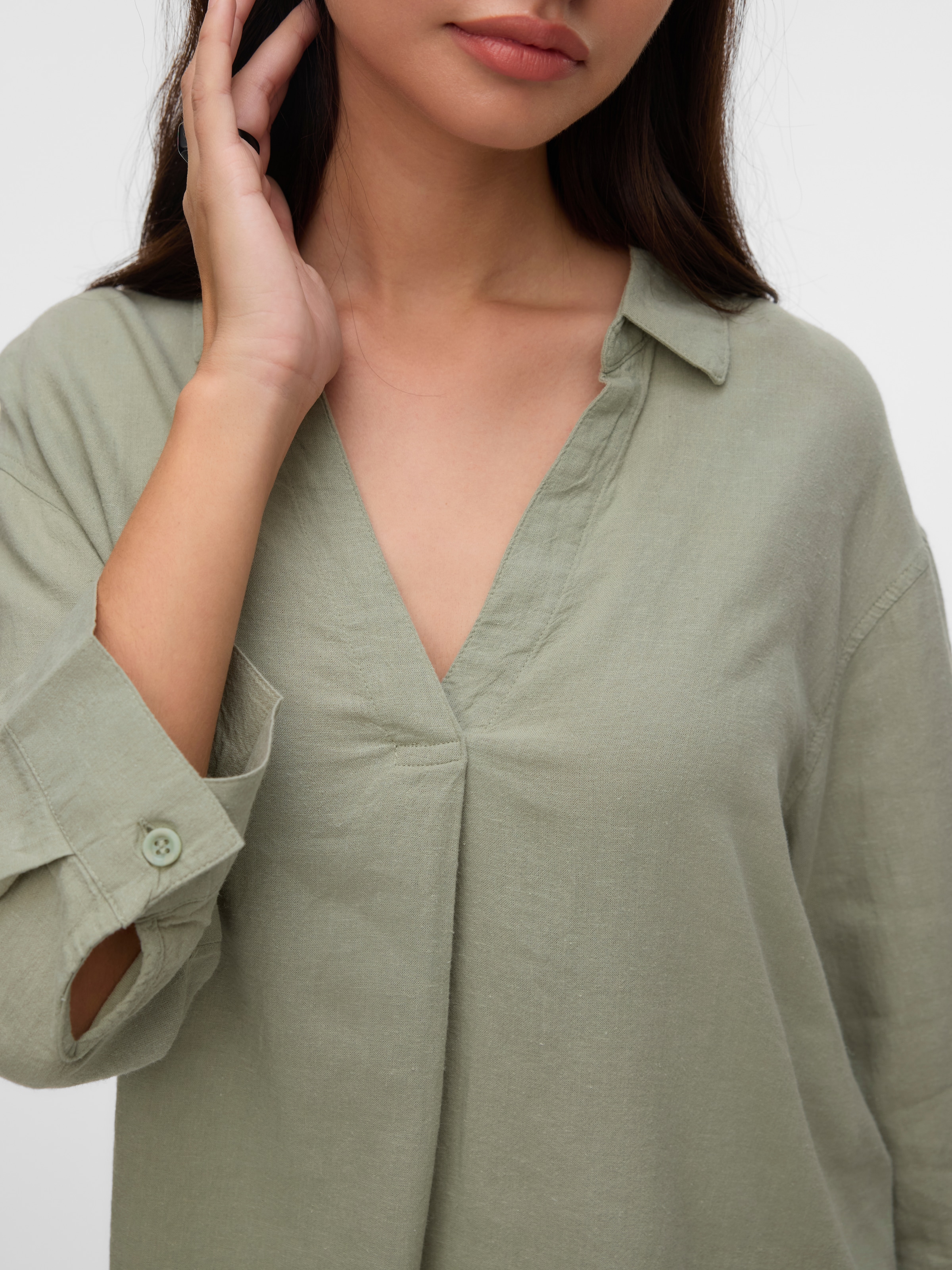 Vero Moda Shirtbluse »VMLINN 3/4 TOP WVN GA NOOS«