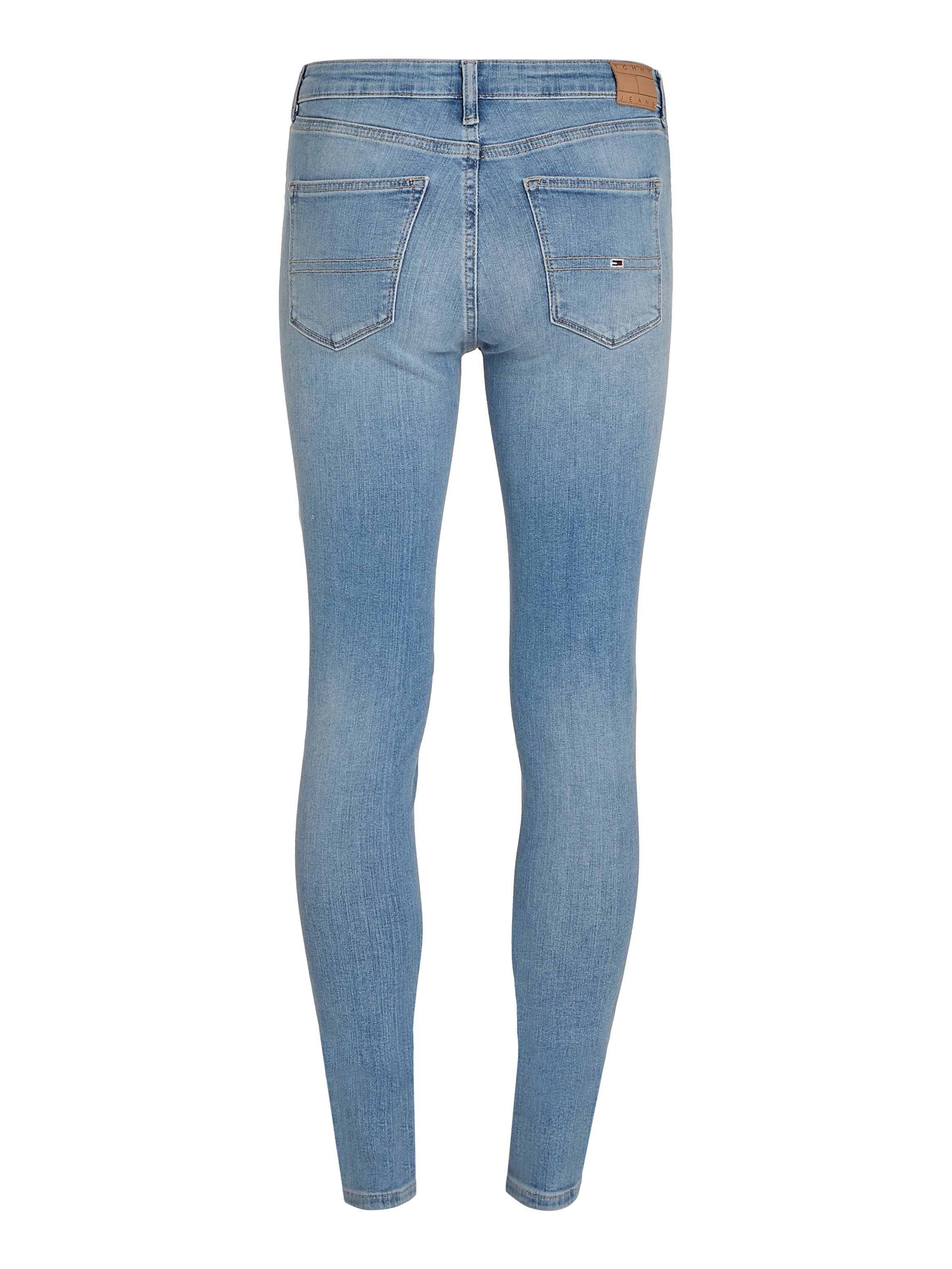 Tommy Jeans Skinny-fit-Jeans »Nora Mid Rise Skinny Fit«, mit Waschung, Logo-Badge