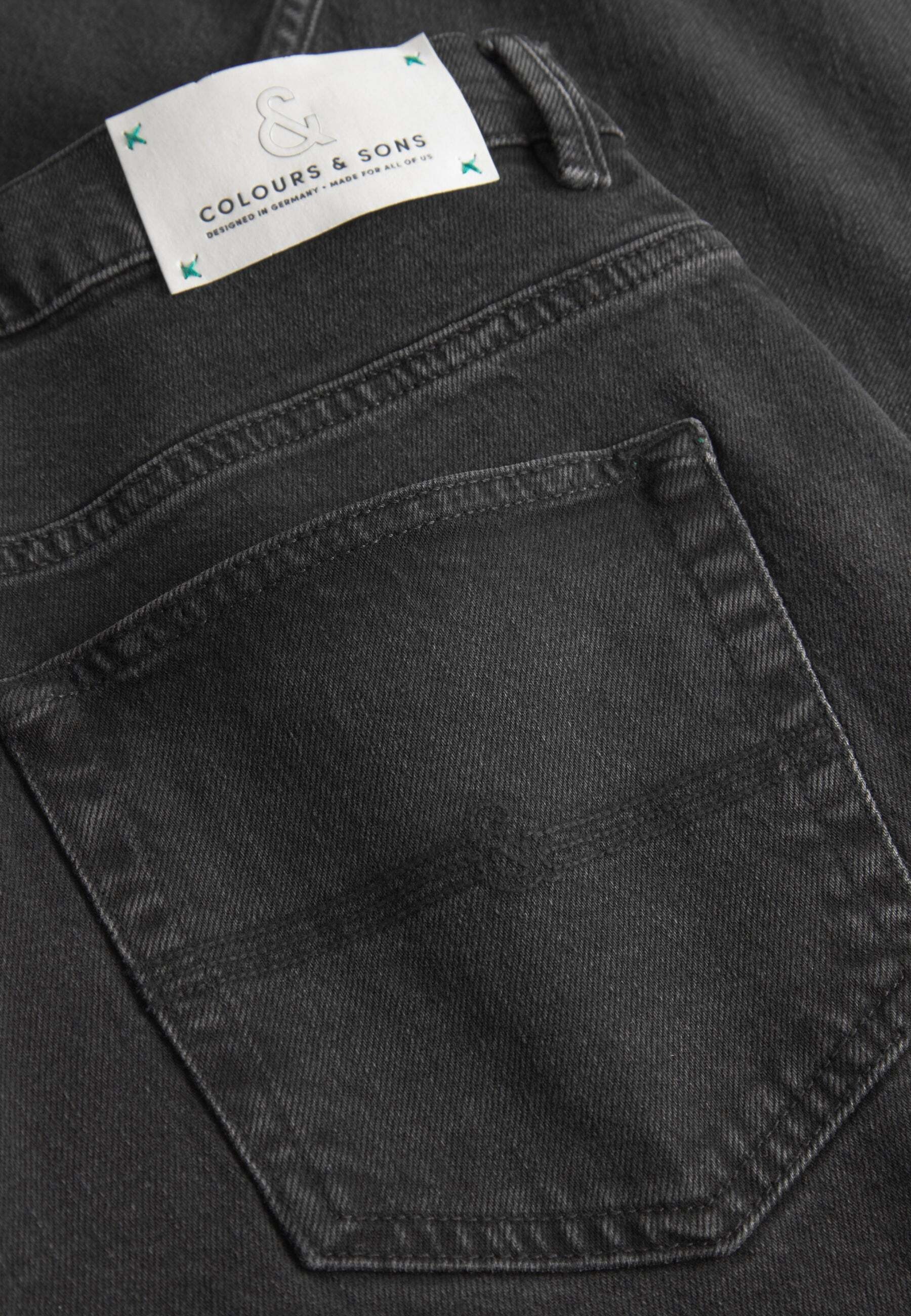 colours & sons Jeans taille basse »colours & sons Jeans Denim Cropped«