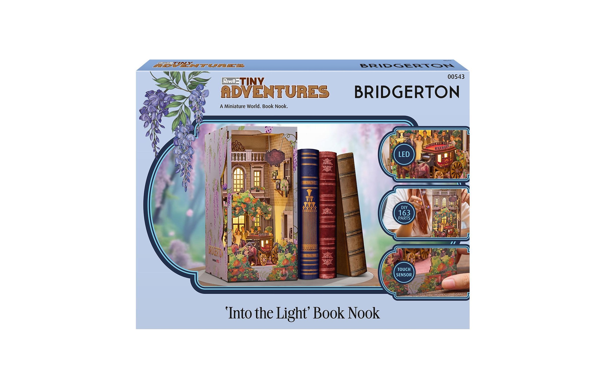 Revell® Modellbausatz »Tiny Adventures – Bridgerton Into the Light Book Nook« 163 Stk. tlg.