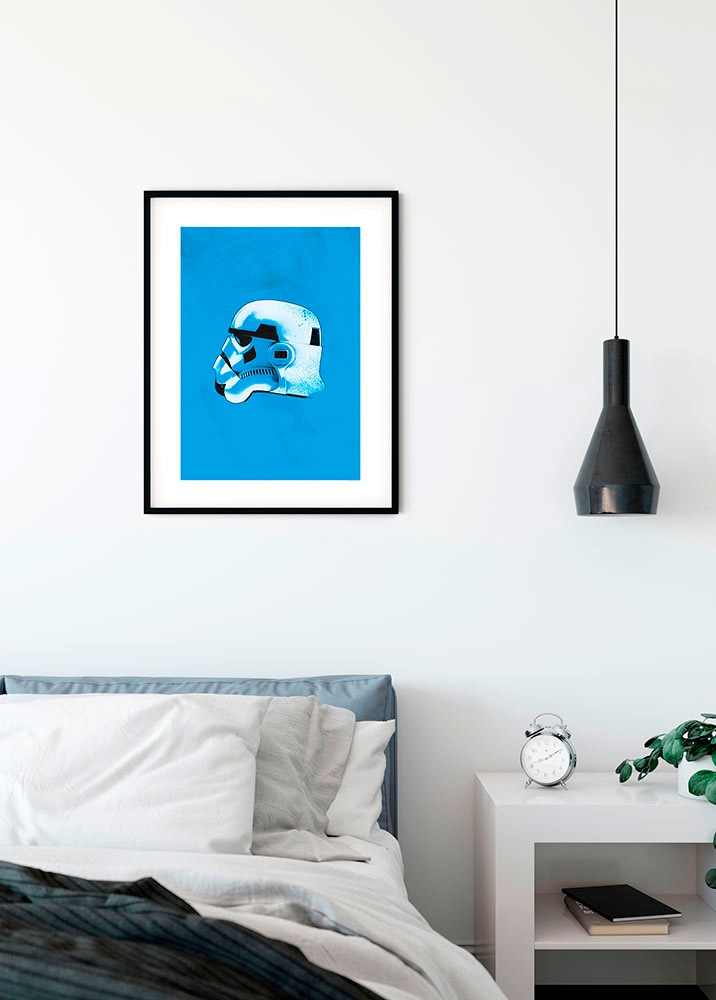 Komar Bild »Star Wars Classic Helmets Stormtrooper«, Star Wars, (1 St.), Wandbild zur Dekoration im Kinderzimmer - ohne Rahmen