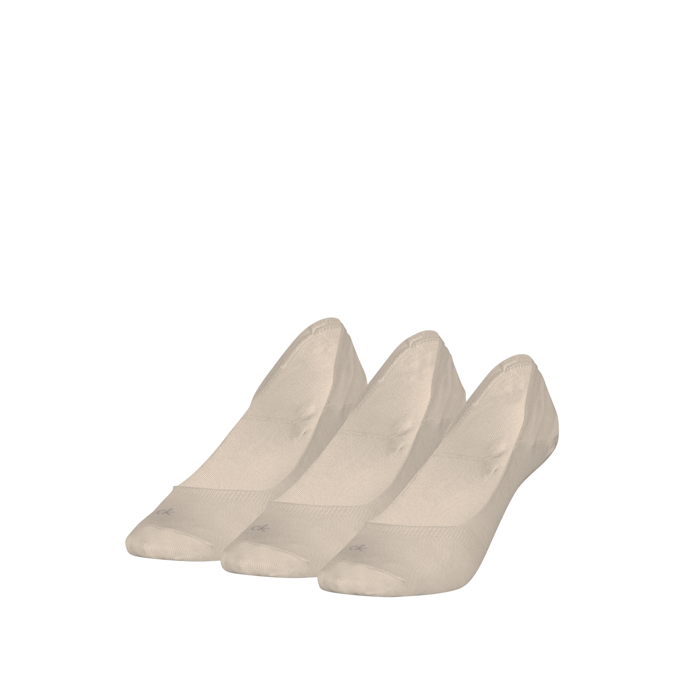 Calvin Klein Chaussons »CK WOMEN FOOTIE LC« 3 Paar, 