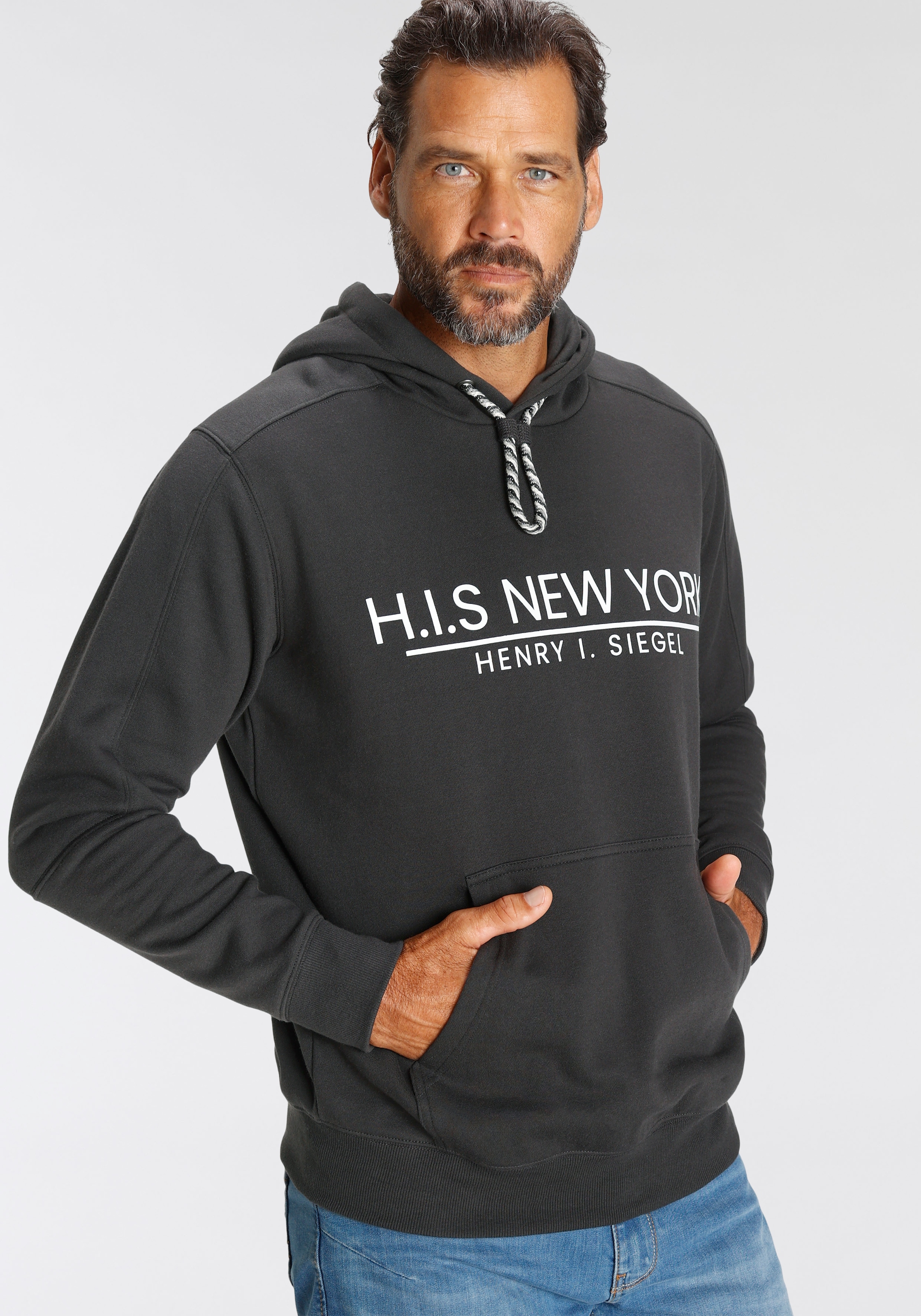 H.I.S Sweatshirt, mit mehrfarbiger Kordel