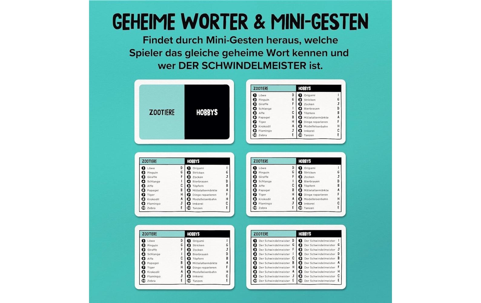   Jeu »gamely Der Schwindel-Meister«