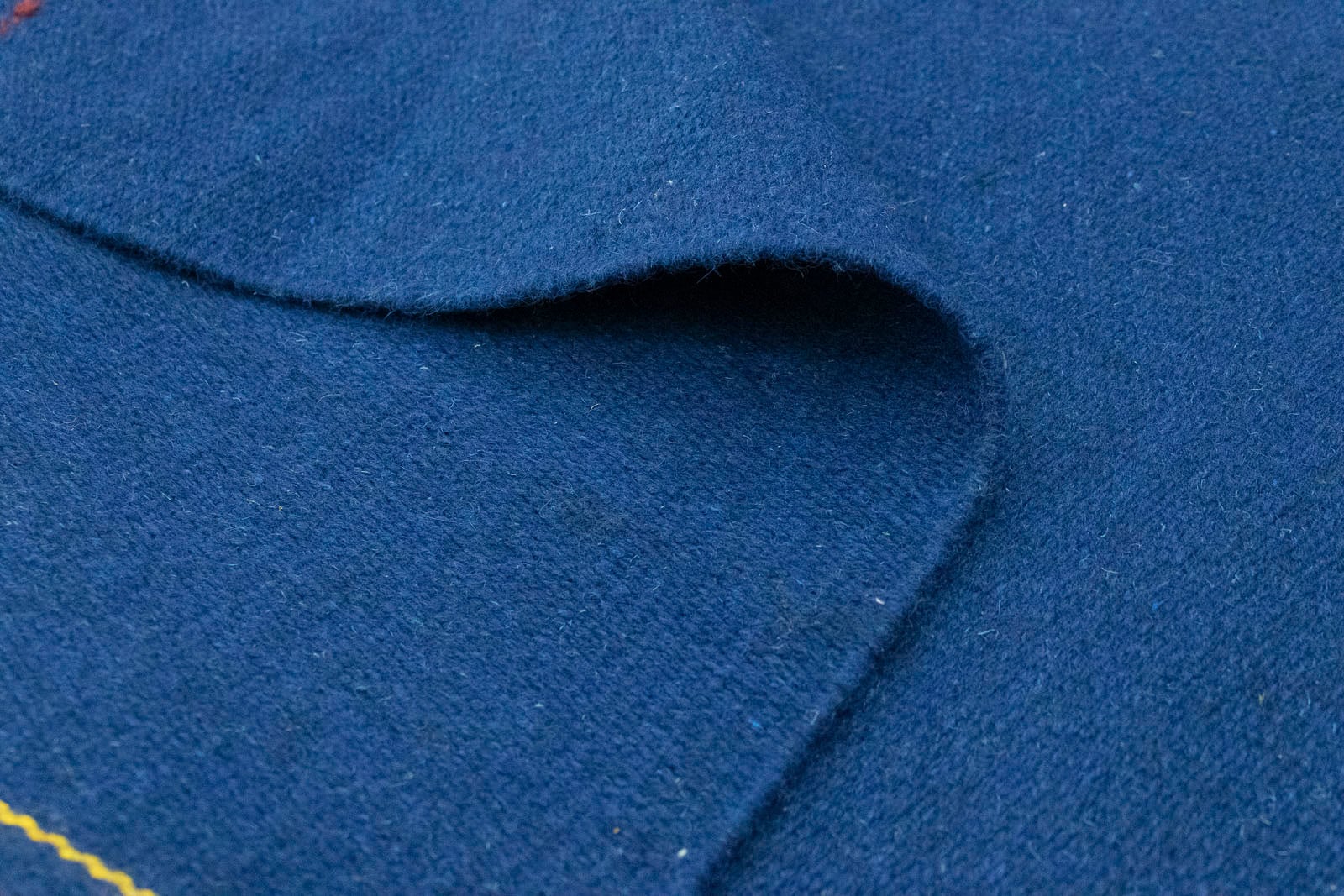 morgenland Wollteppich »Kelim Teppich handgewebt blau«, rechteckig, Kurzflor