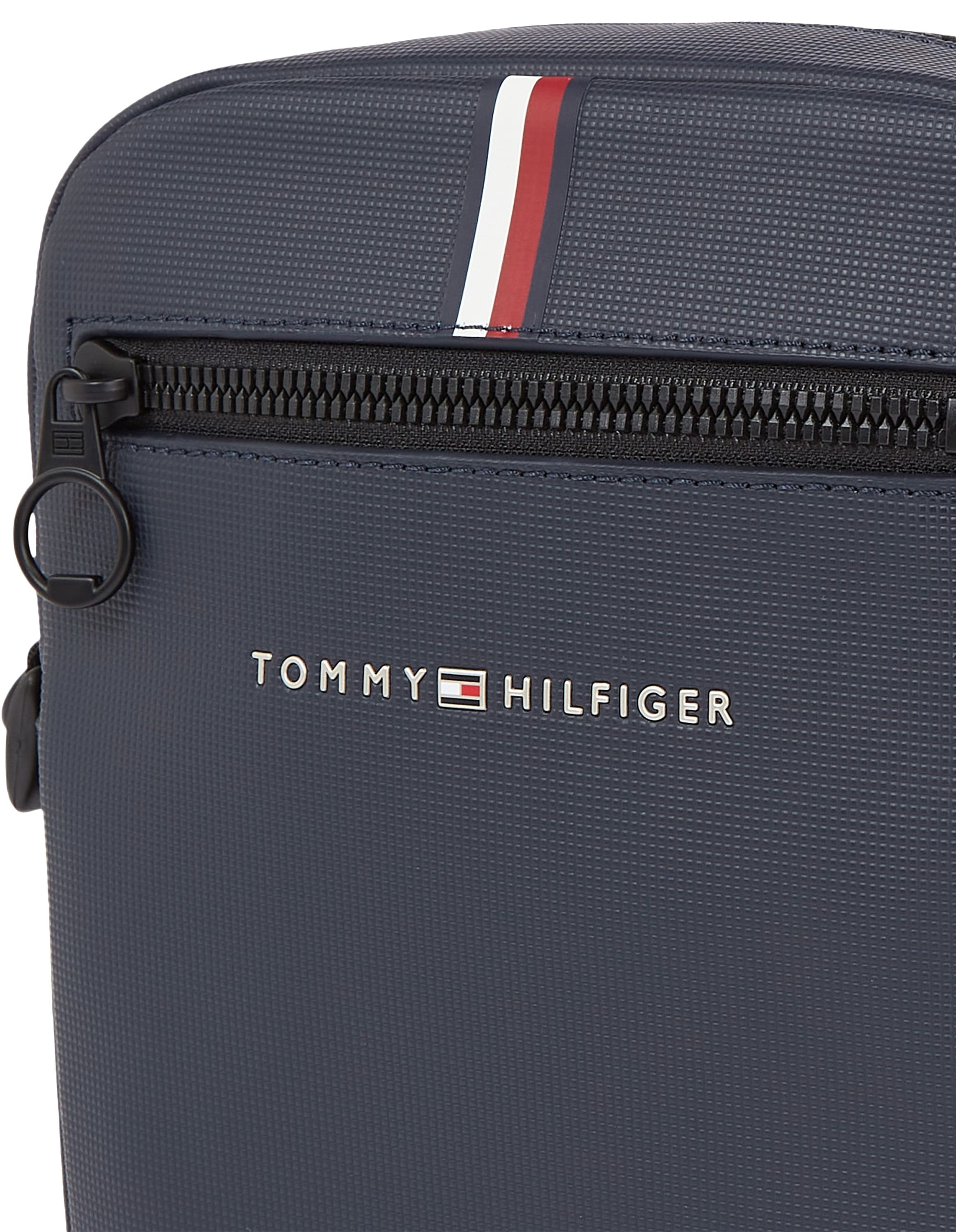 Tommy Hilfiger Mini Bag »TH ESSENTIAL PIQUE MINI REPORTER«, Herrenschultertasche Tasche Herren Umhängetasche